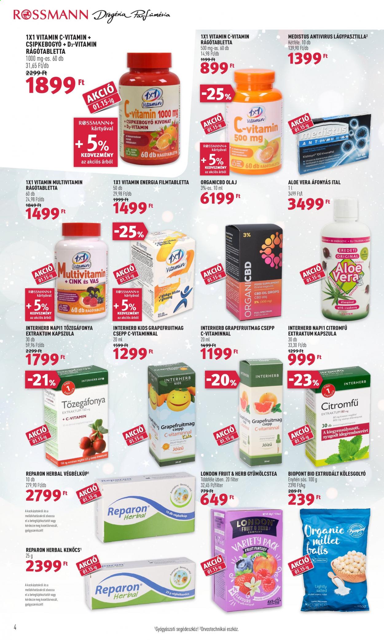 Rossmann akciós újságok - 2021.01.04 - 2021.01.08. Oldal 4