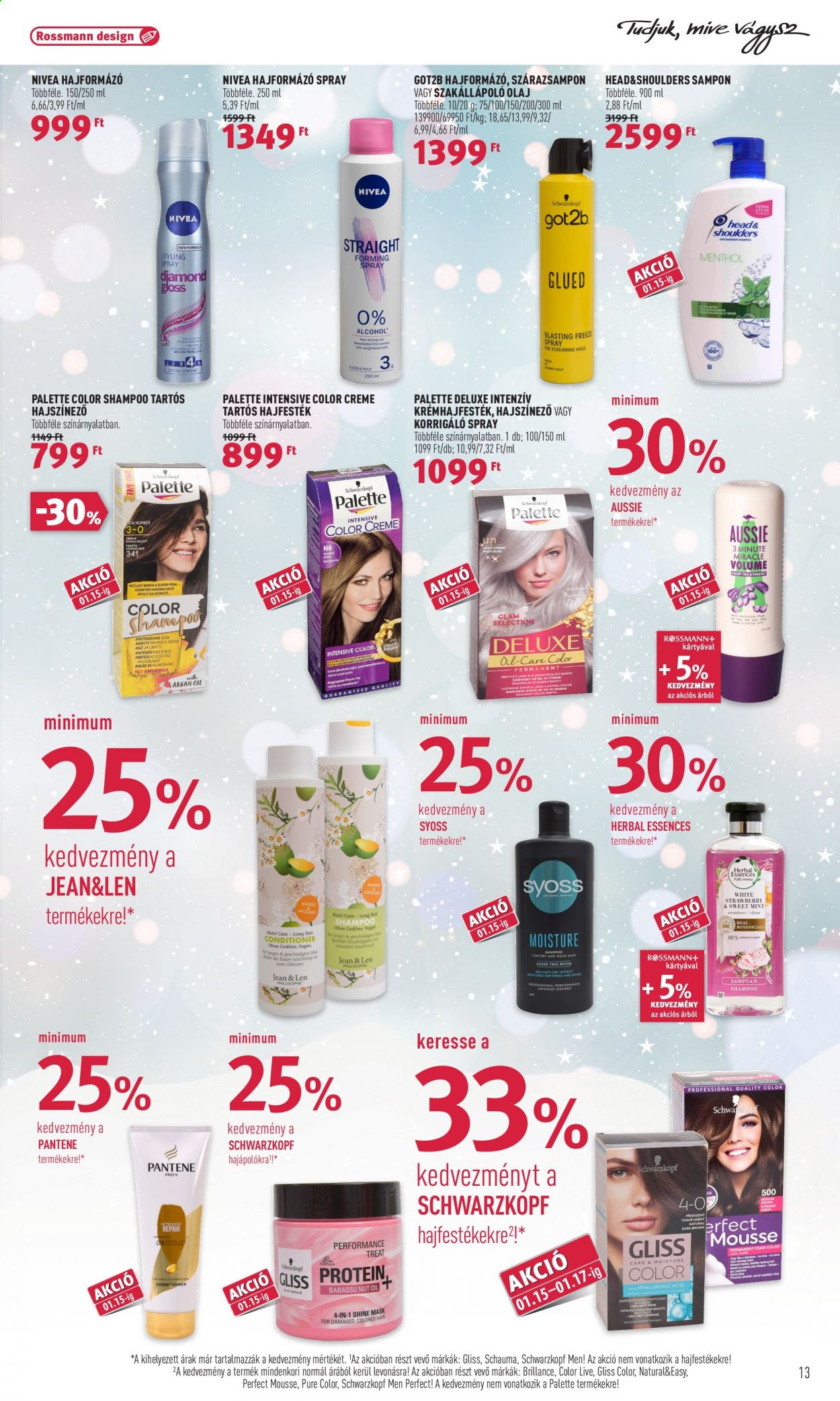 Rossmann akciós újságok - 2021.01.04 - 2021.01.08. Oldal 13