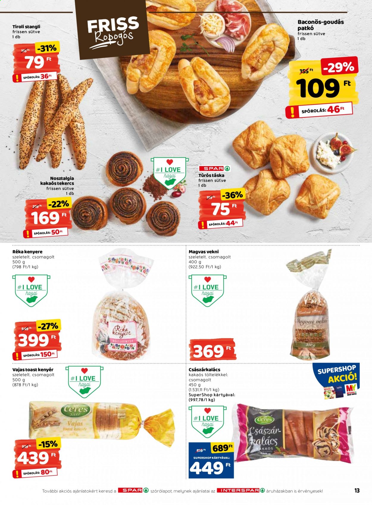 INTERSPAR akciós újságok - 2021.01.07 - 2021.01.13. Oldal 13