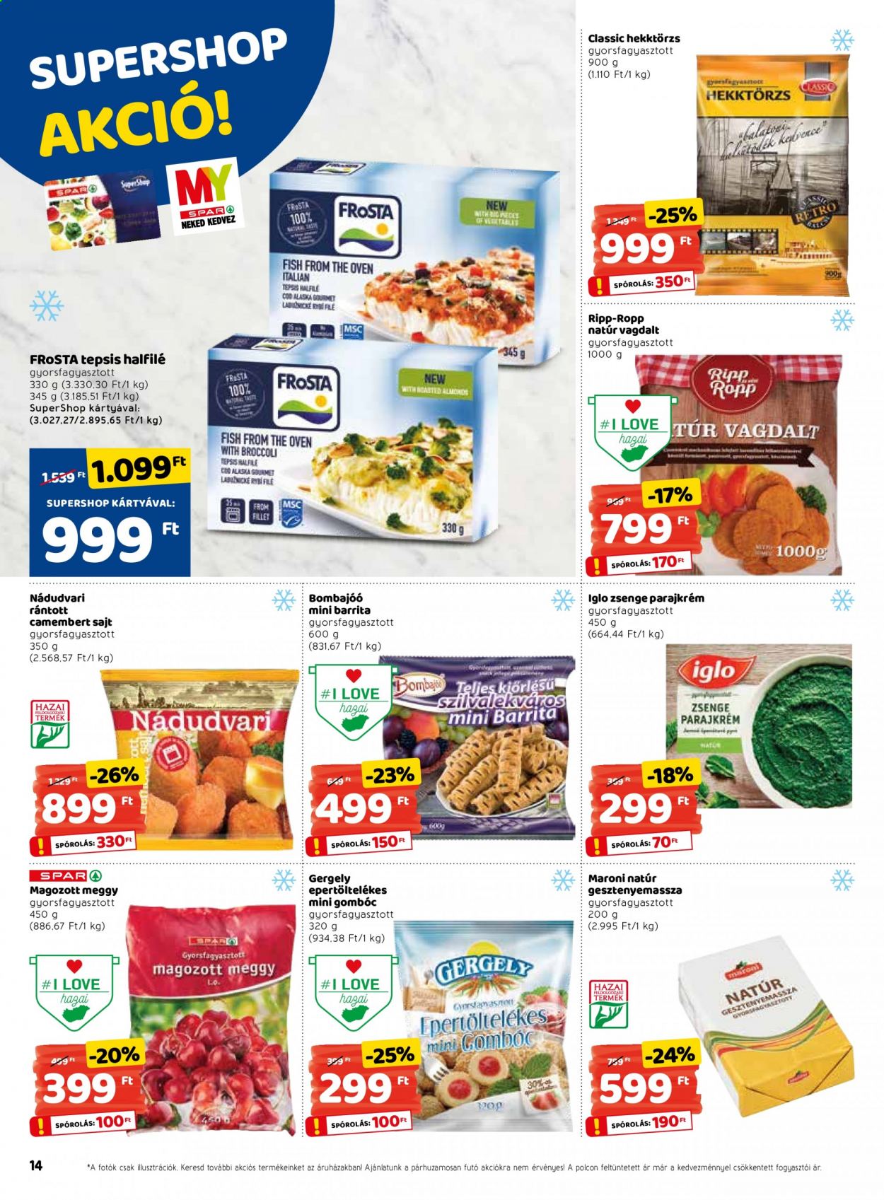 INTERSPAR akciós újságok - 2021.01.07 - 2021.01.13. Oldal 14