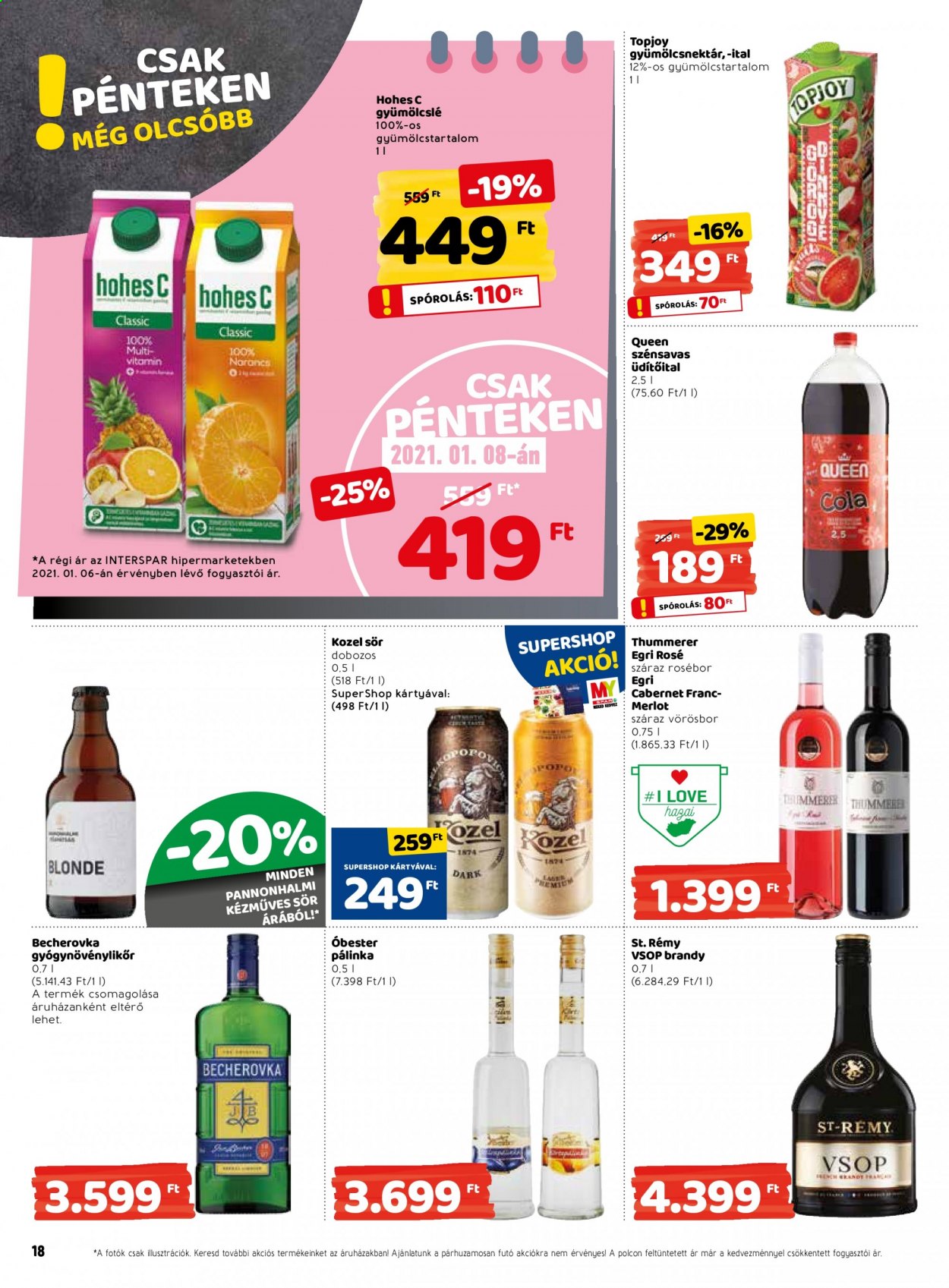 INTERSPAR akciós újságok - 2021.01.07 - 2021.01.13. Oldal 18