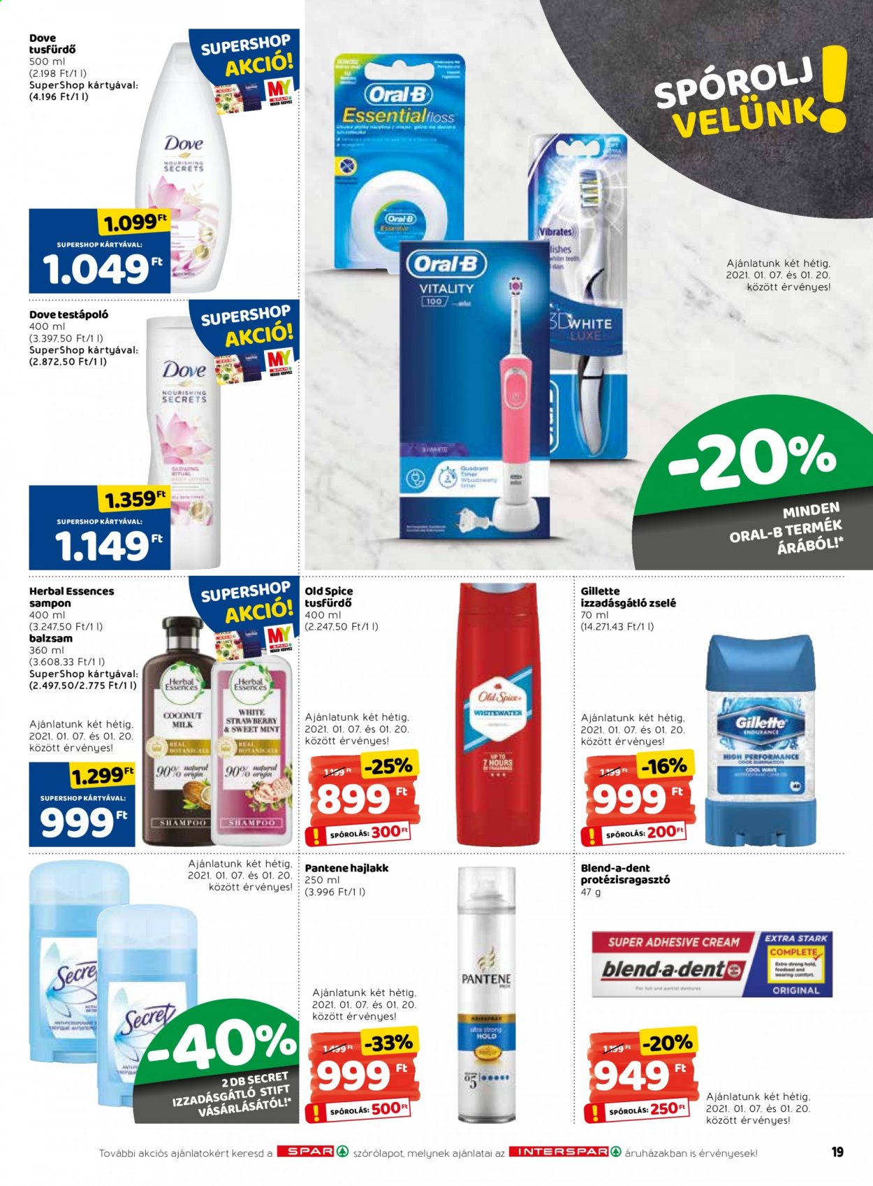 INTERSPAR akciós újságok - 2021.01.07 - 2021.01.13. Oldal 19