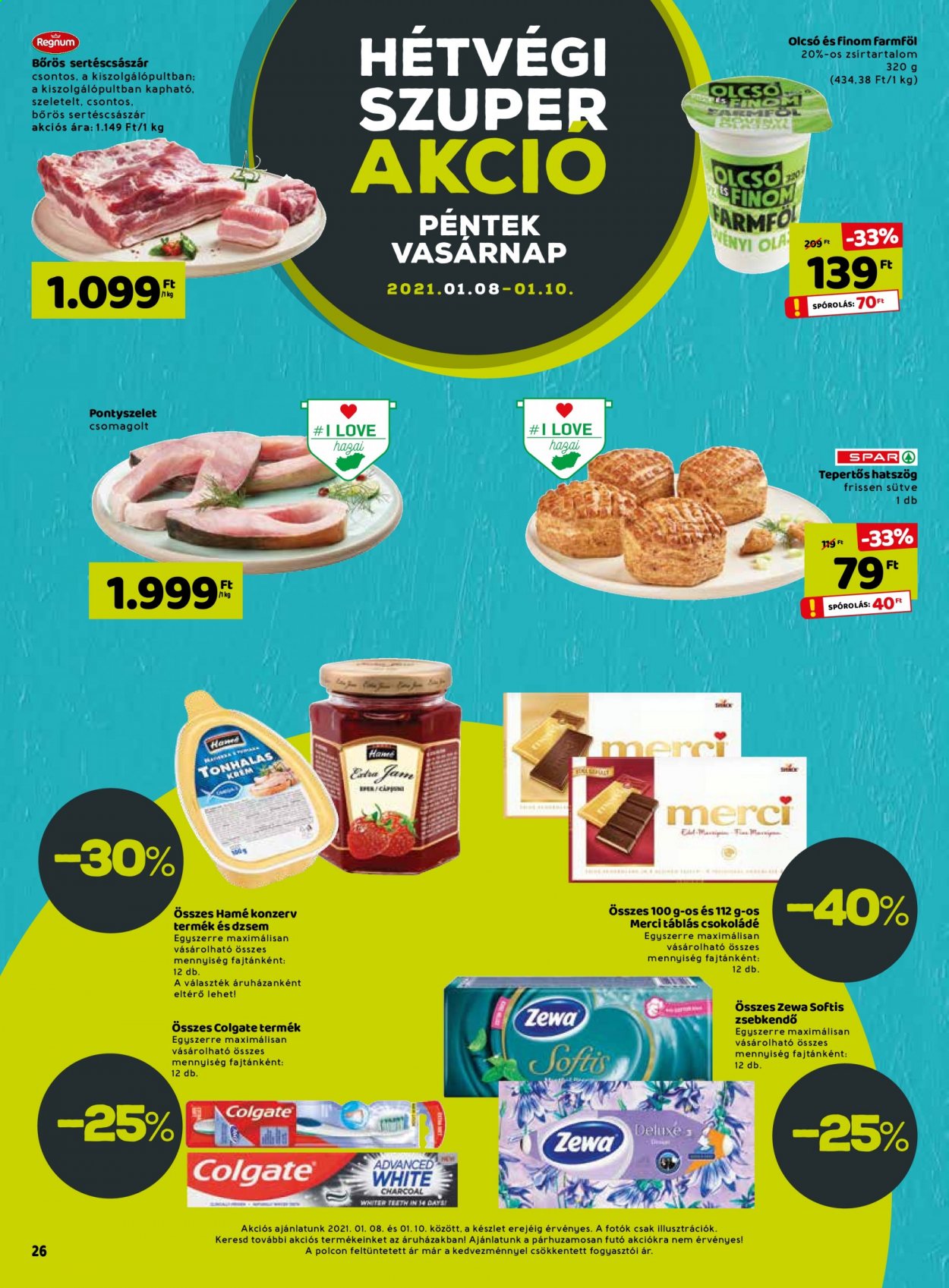 INTERSPAR akciós újságok - 2021.01.07 - 2021.01.13. Oldal 26