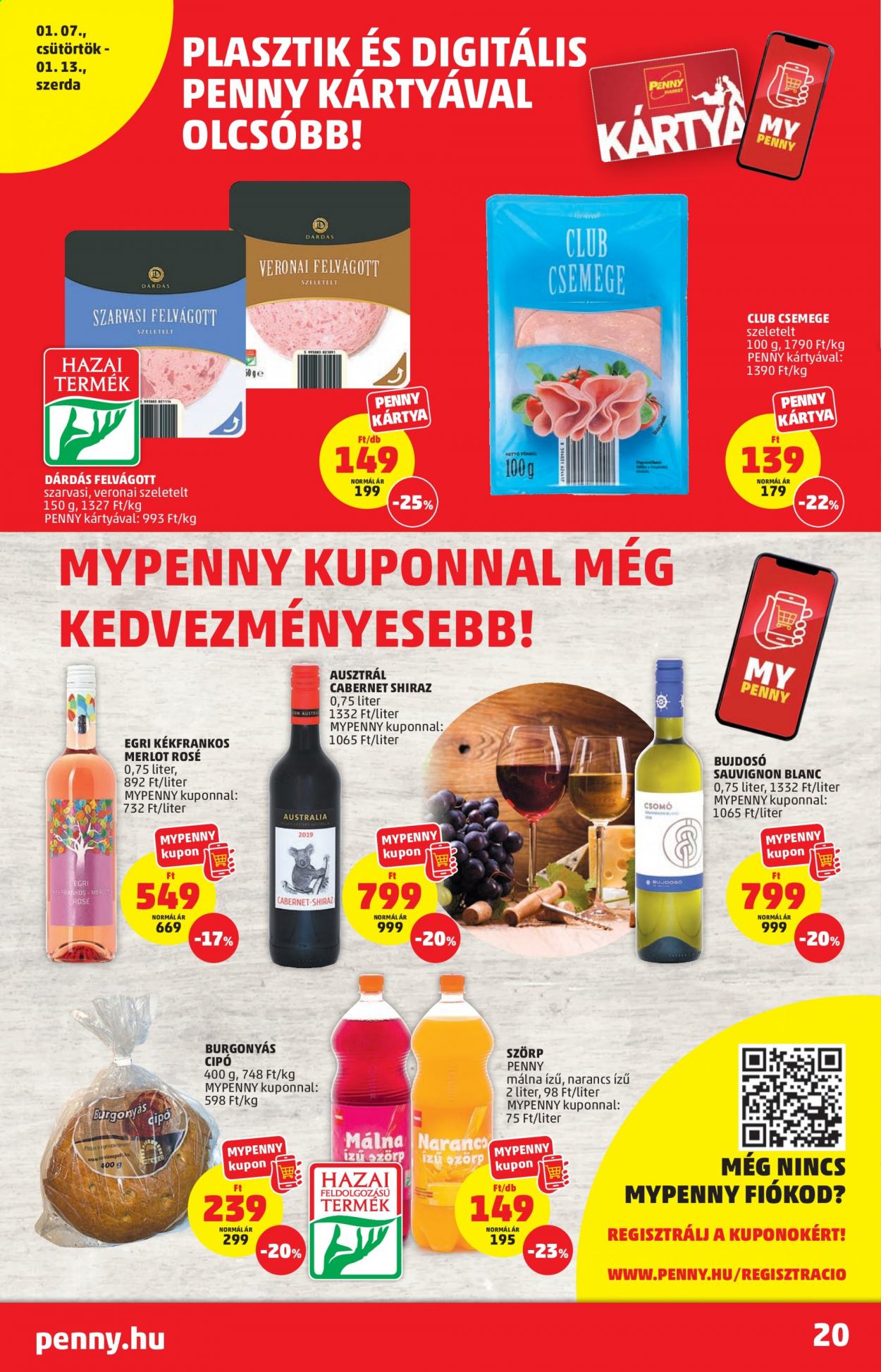 Penny Market akciós újságok - 2021.01.07 - 2021.01.13. Oldal 20