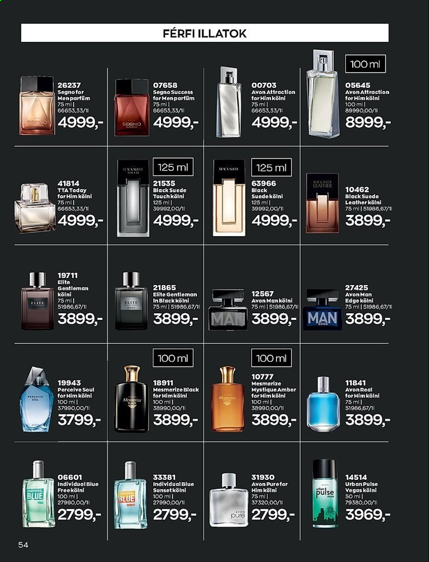 Avon akciós újságok - 2021.01.05 - 2021.02.01. Oldal 54