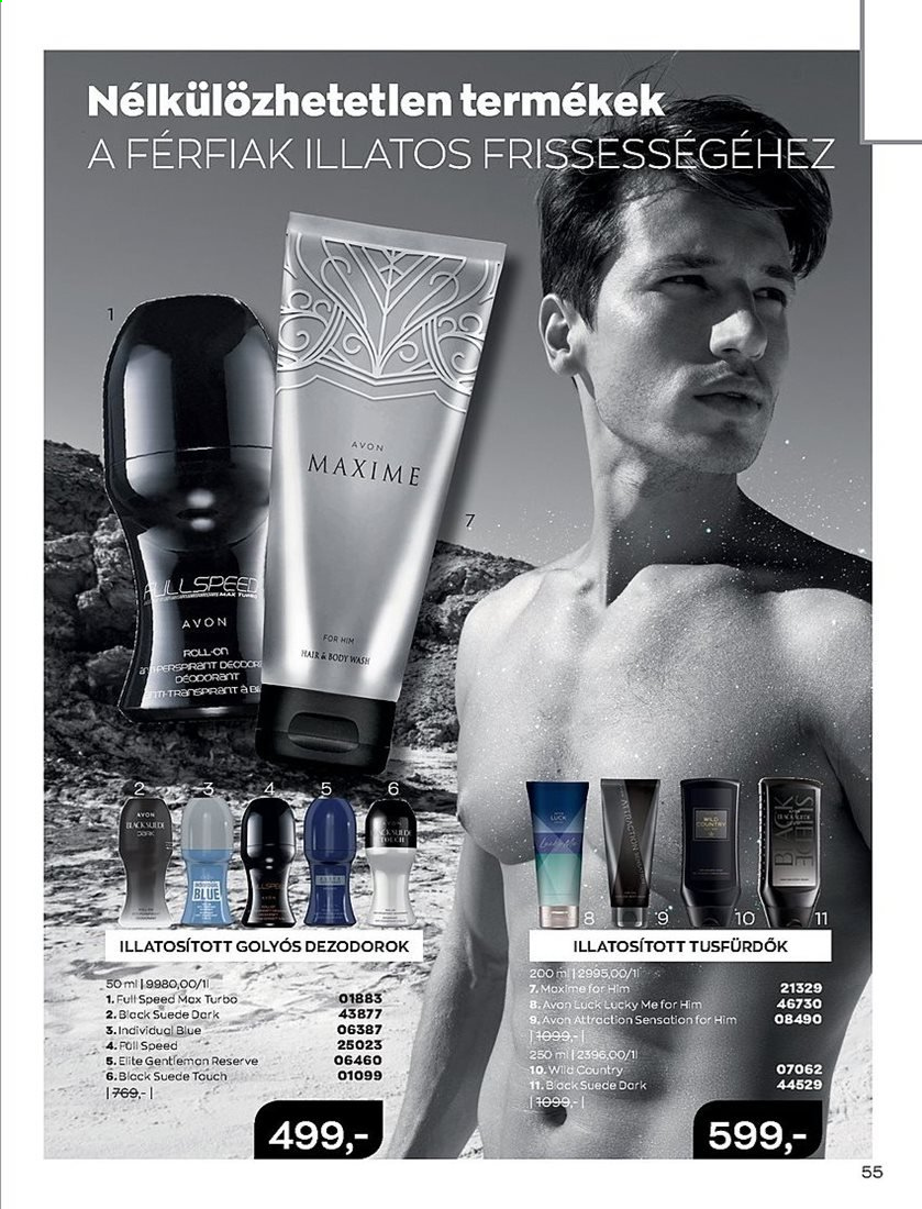 Avon akciós újságok - 2021.01.05 - 2021.02.01. Oldal 55