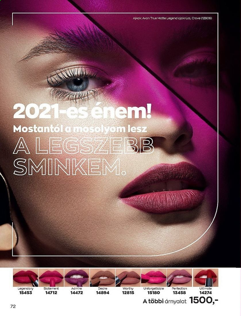 Avon akciós újságok - 2021.01.05 - 2021.02.01. Oldal 72