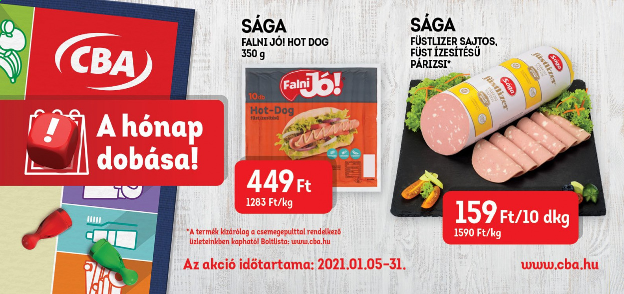 CBA akciós újságok - 2021.01.05 - 2021.01.31. Oldal 4