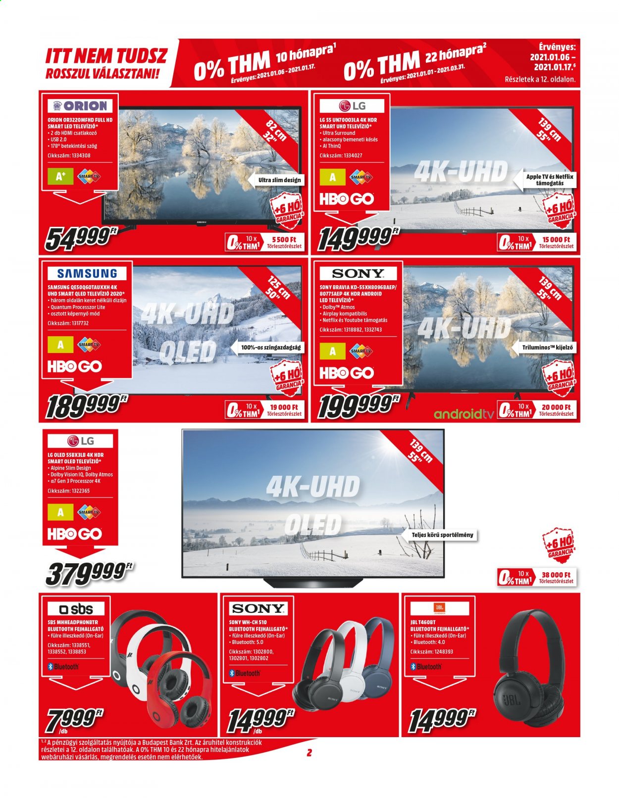 MediaMarkt akciós újságok - 2021.01.06 - 2021.01.17. Oldal 2