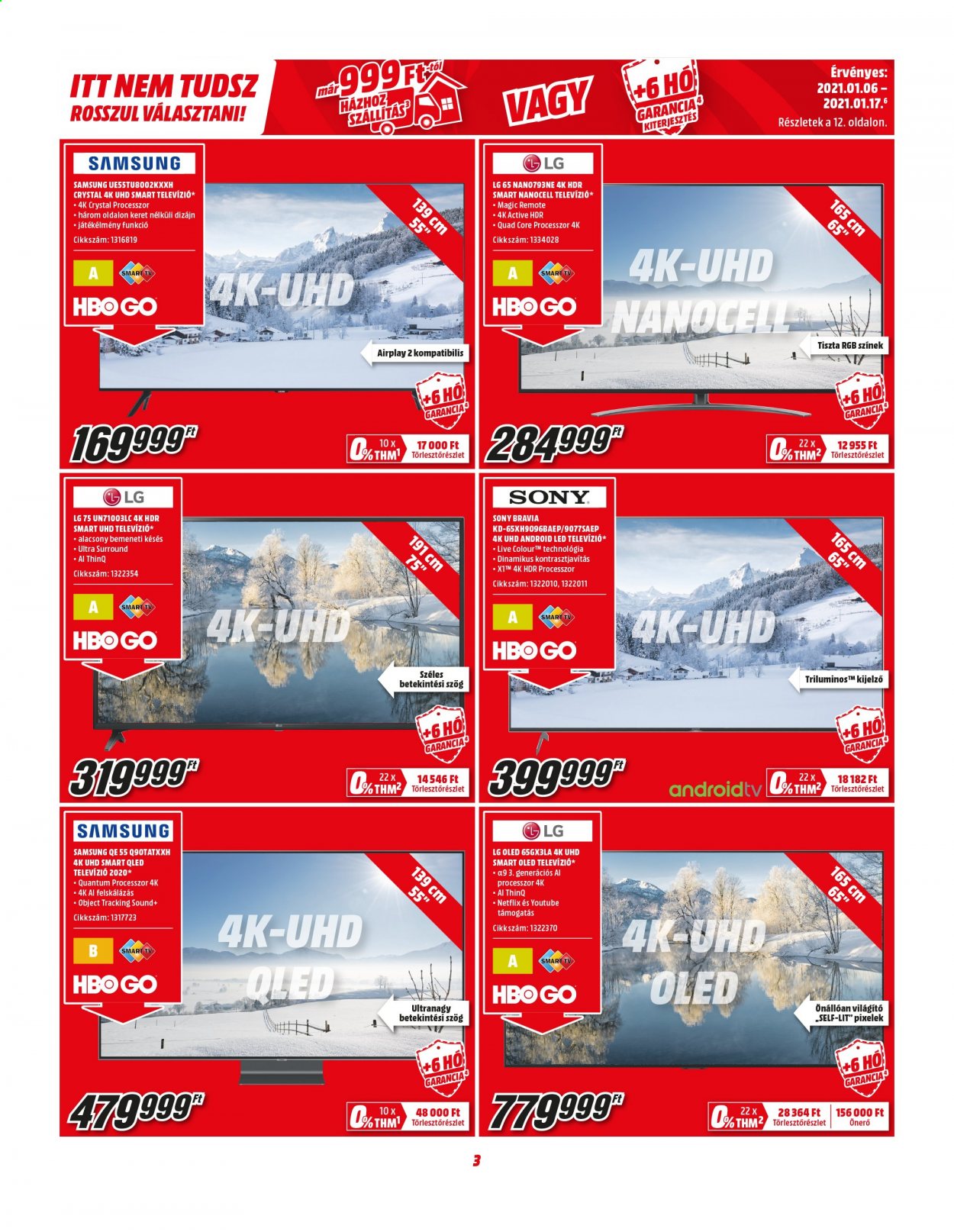 MediaMarkt akciós újságok - 2021.01.06 - 2021.01.17. Oldal 3