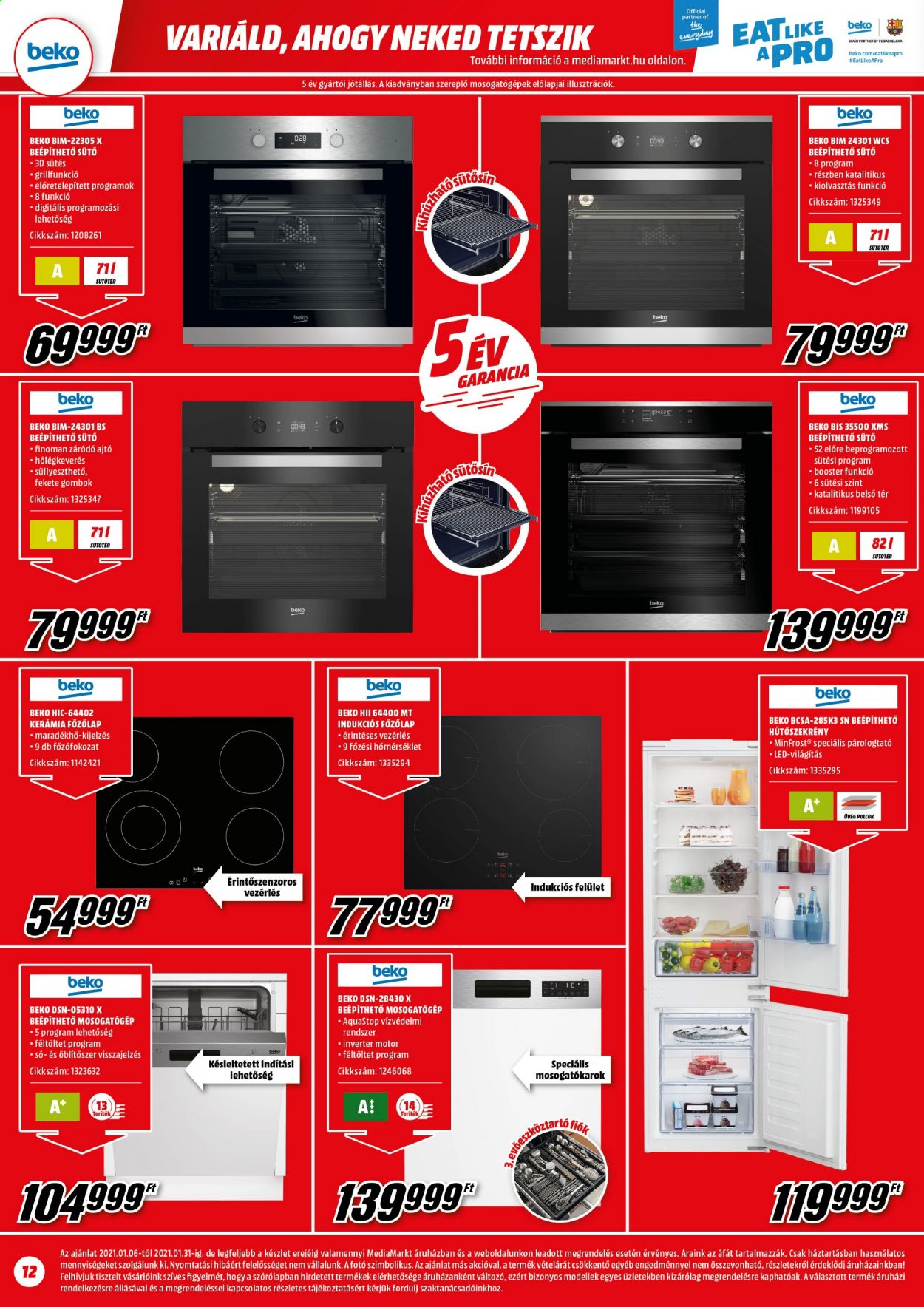 MediaMarkt akciós újságok - 2021.01.06 - 2021.01.31. Oldal 12