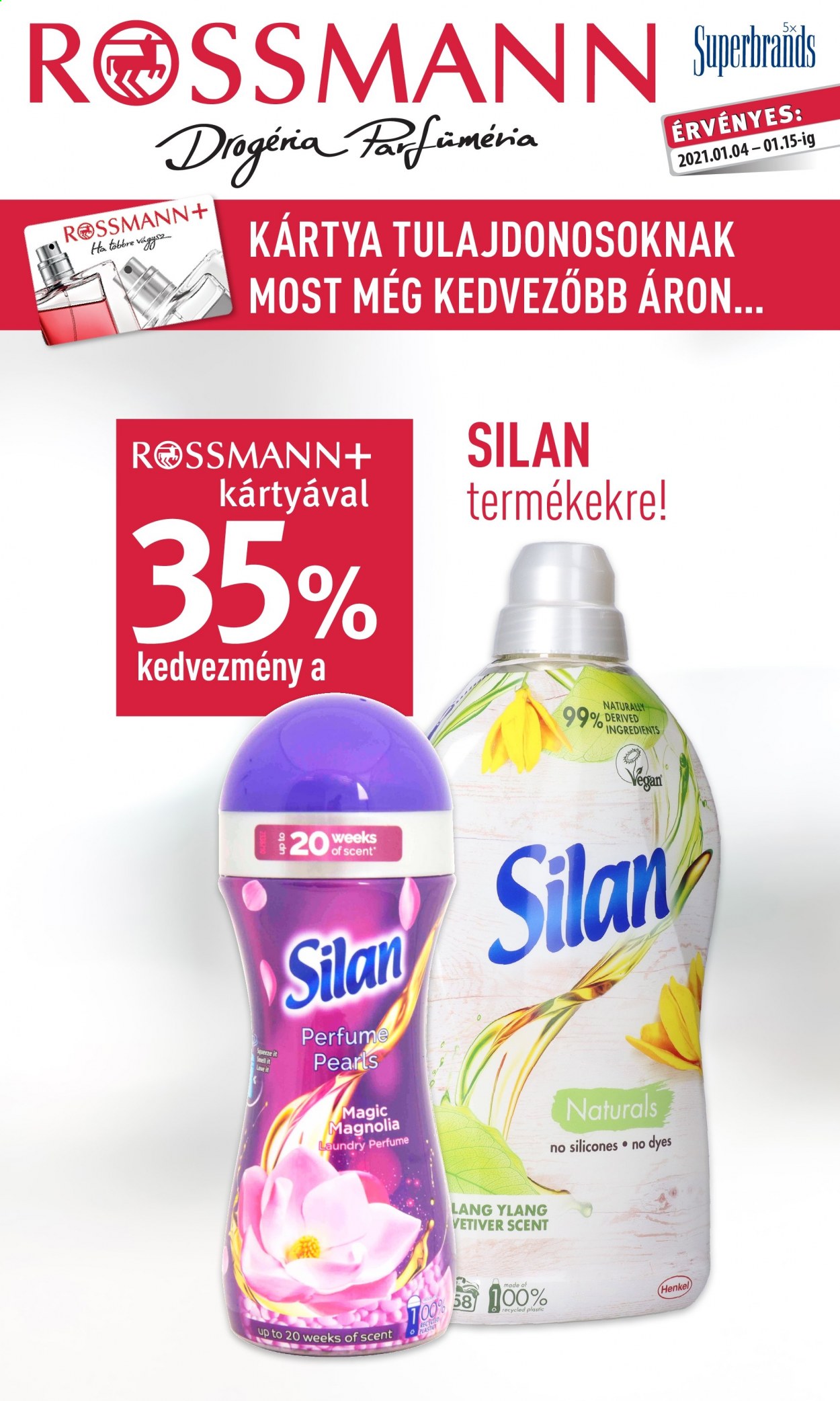 Rossmann akciós újságok - 2021.01.04 - 2021.01.15. Oldal 1