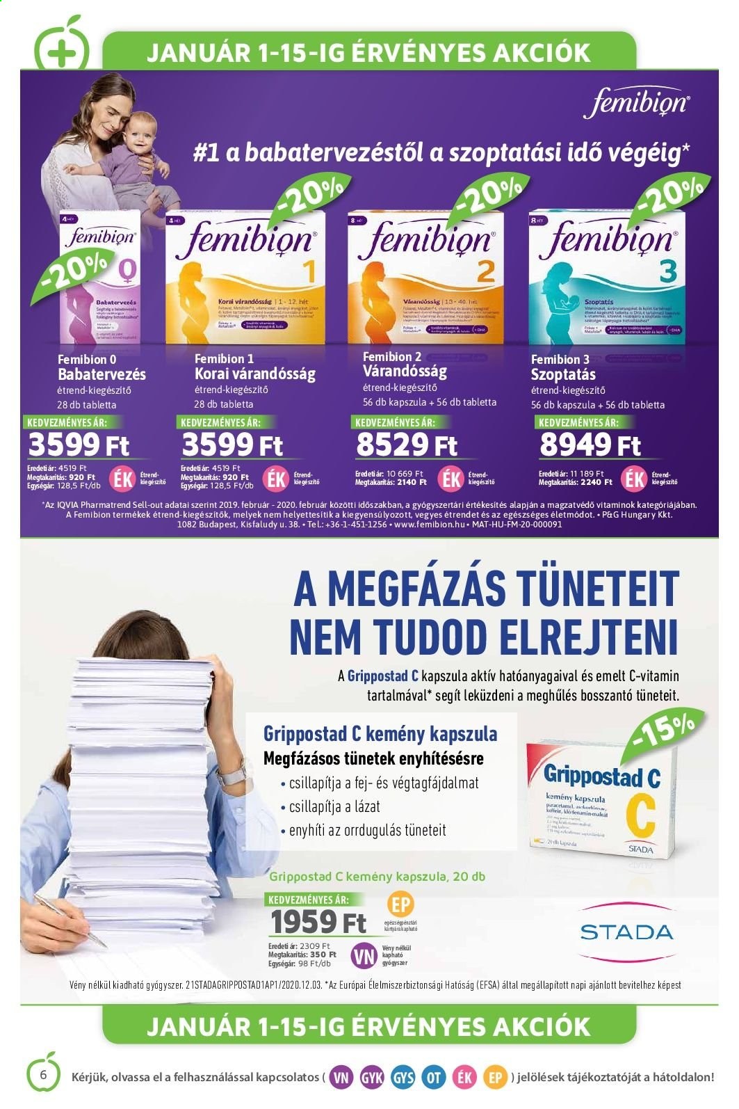 Alma Gyógyszertárak akciós újságok - 2021.01.01 - 2021.01.31. Oldal 6