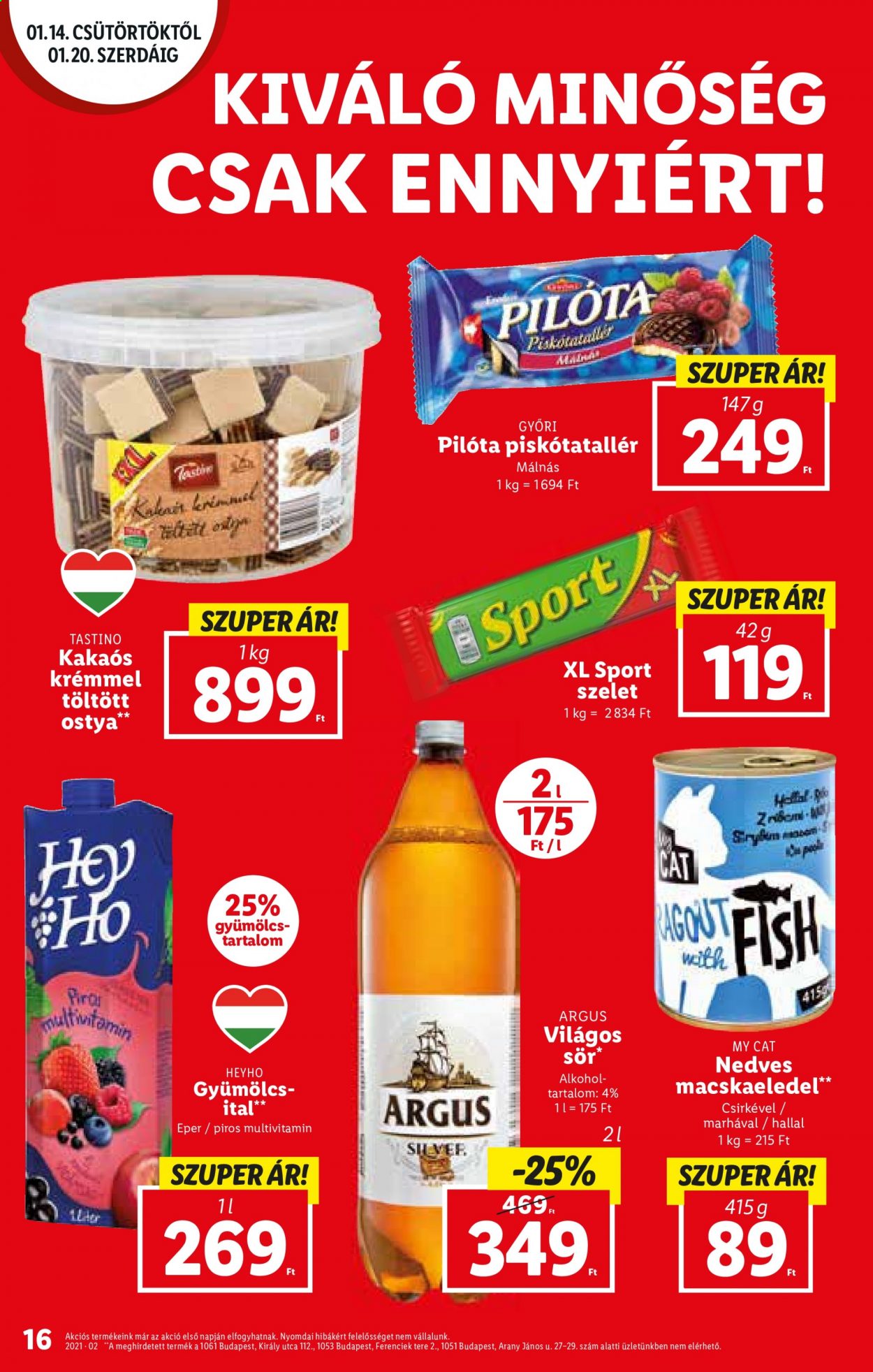 Lidl akciós újságok - 2021.01.14 - 2021.01.20. Oldal 16