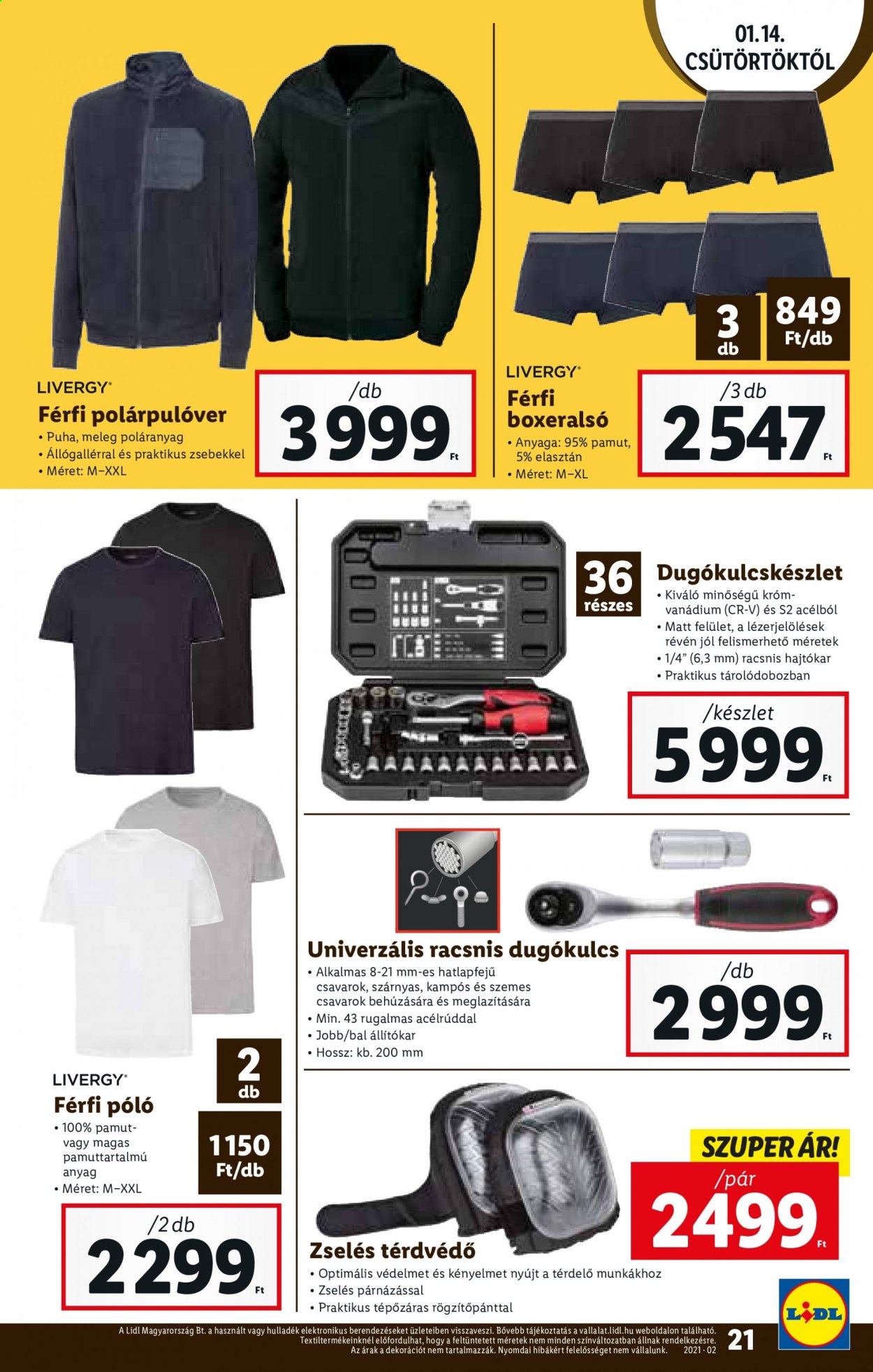 Lidl akciós újságok - 2021.01.14 - 2021.01.20. Oldal 21