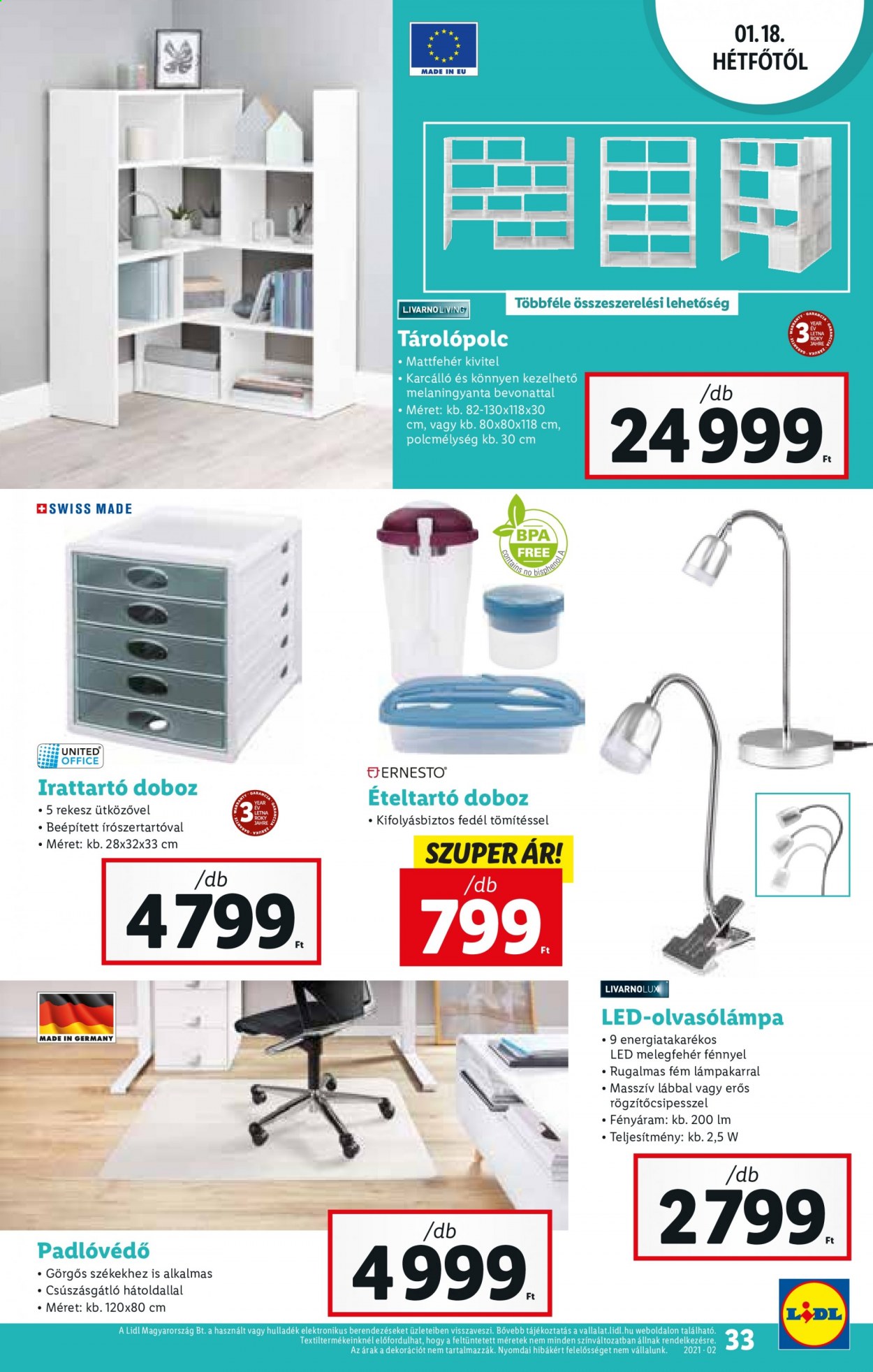 Lidl akciós újságok - 2021.01.14 - 2021.01.20. Oldal 33
