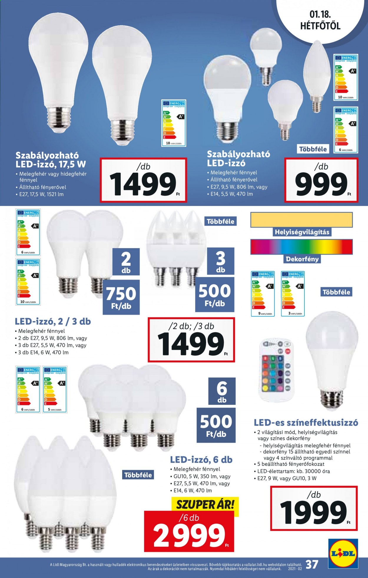 Lidl akciós újságok - 2021.01.14 - 2021.01.20. Oldal 37