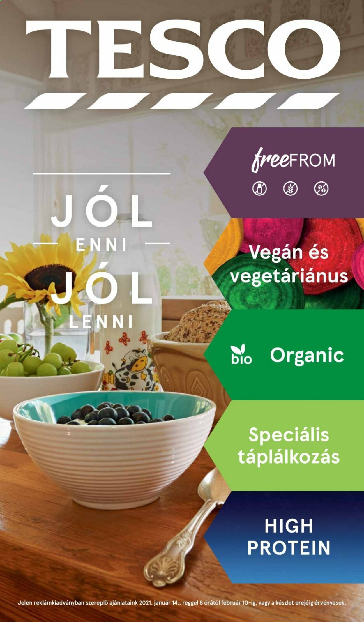 TESCO akciós újságok - 2021.01.14 - 2021.02.10. Oldal 1