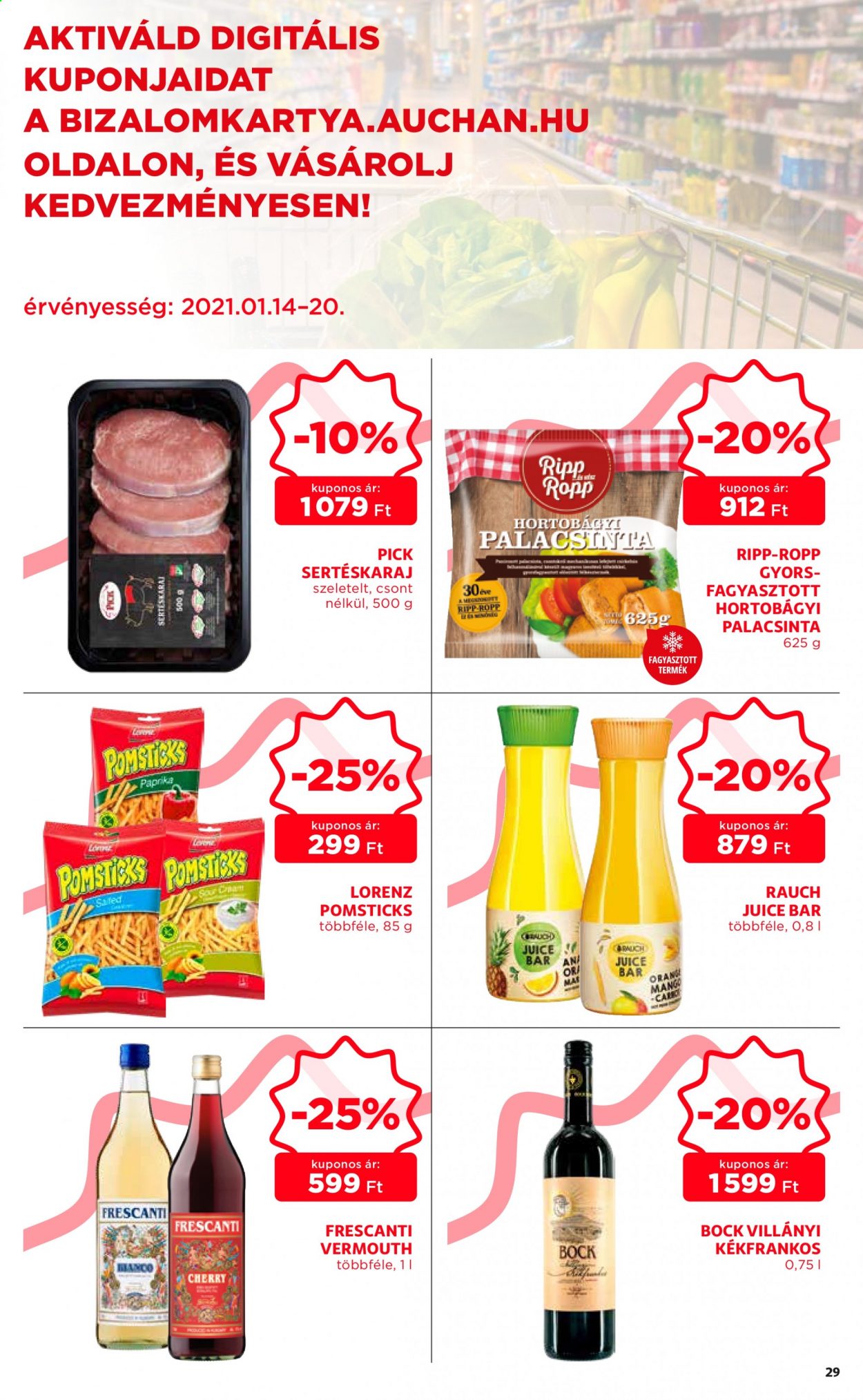 Auchan akciós újságok - 2021.01.14 - 2021.01.20. Oldal 29