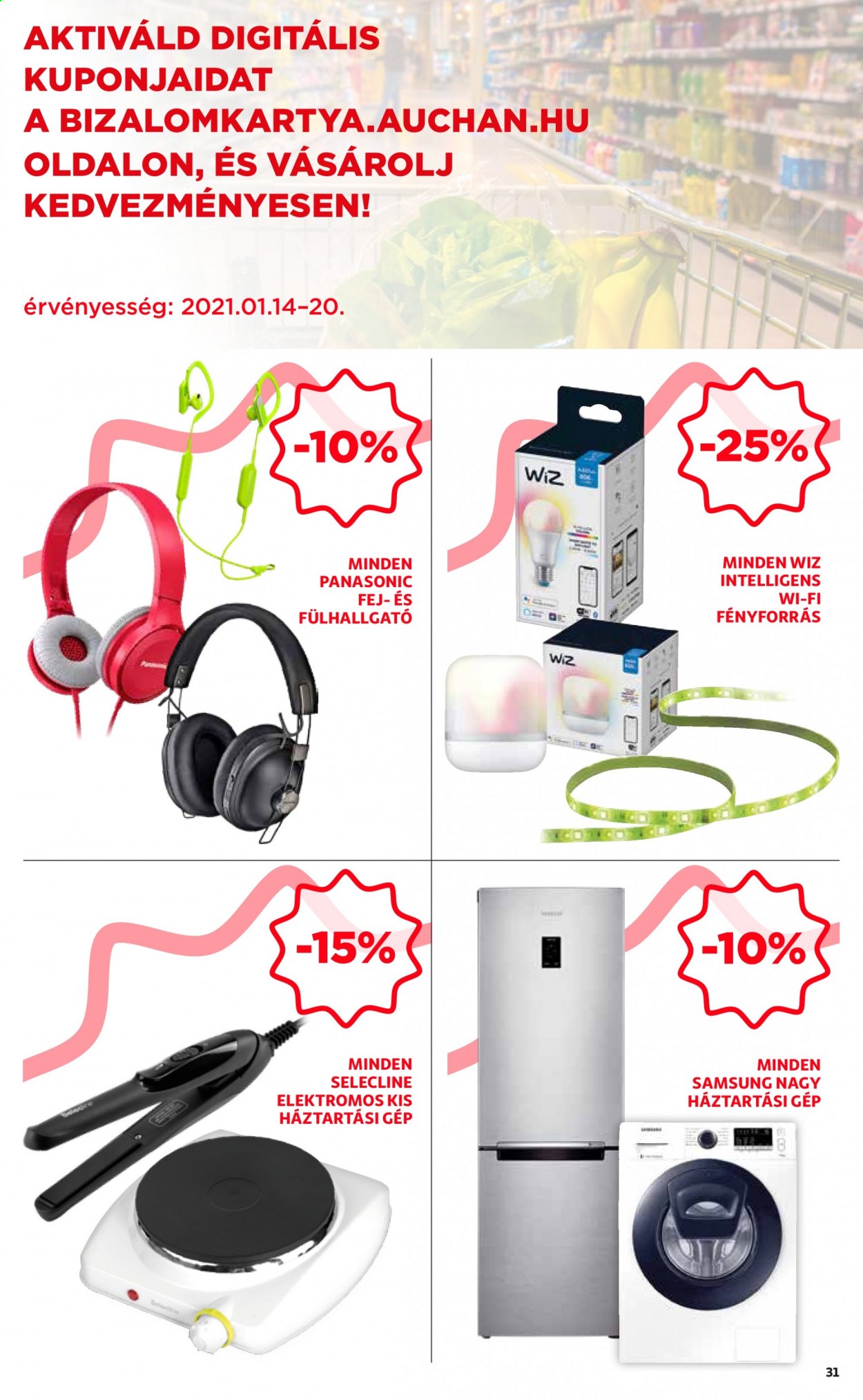 Auchan akciós újságok - 2021.01.14 - 2021.01.20. Oldal 31