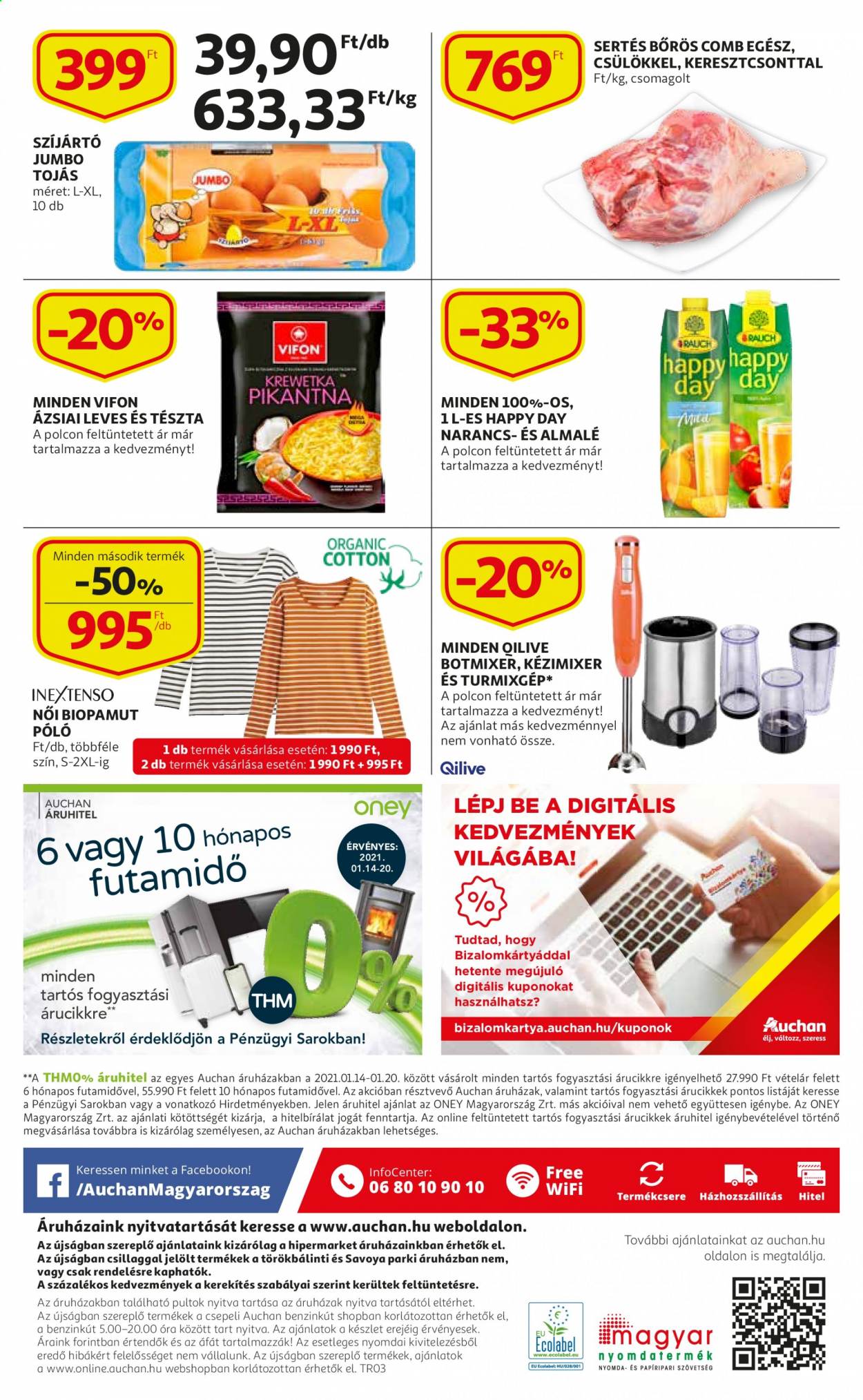 Auchan akciós újságok - 2021.01.14 - 2021.01.20. Oldal 32