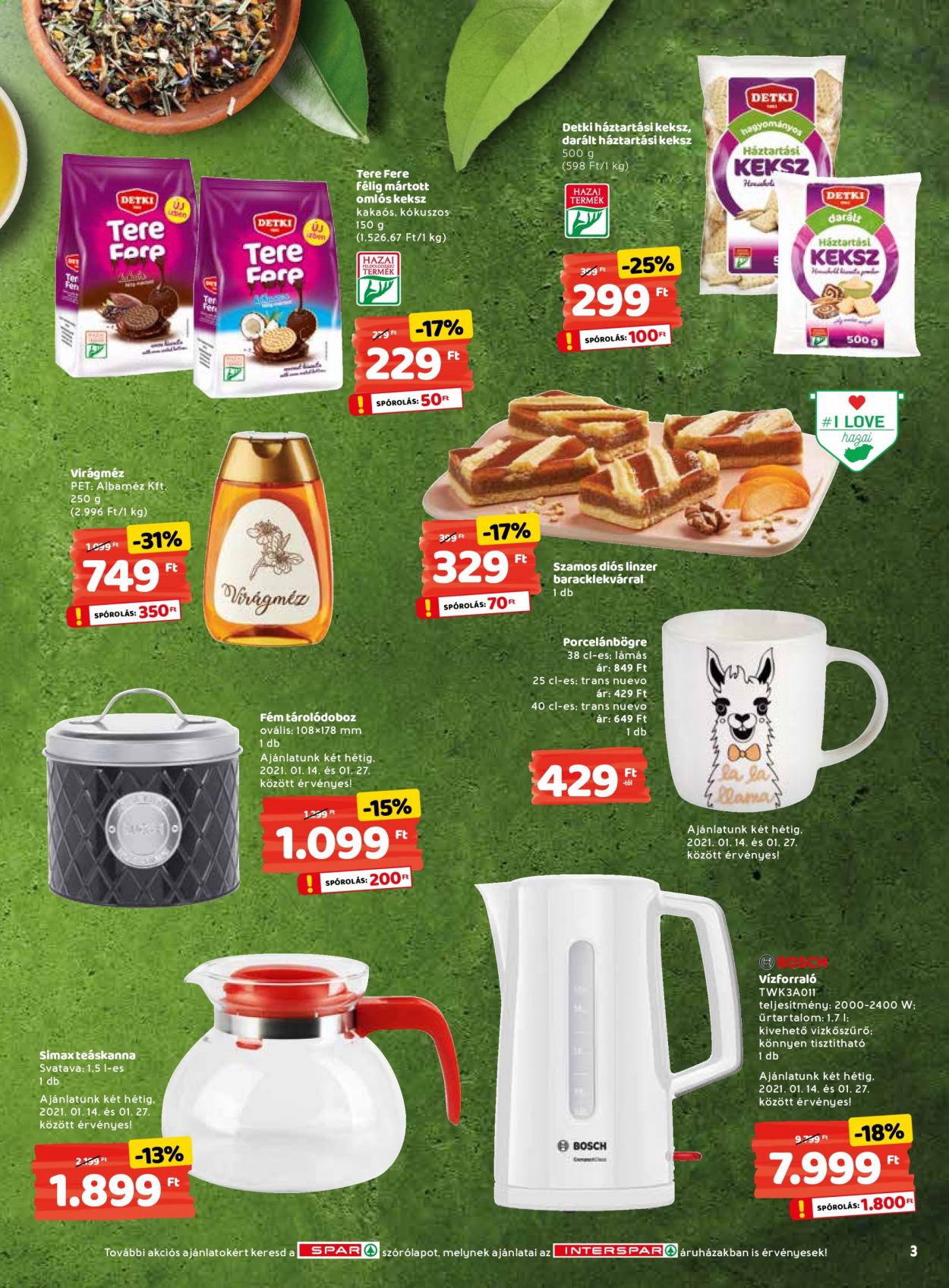 INTERSPAR akciós újságok - 2021.01.14 - 2021.01.20. Oldal 3