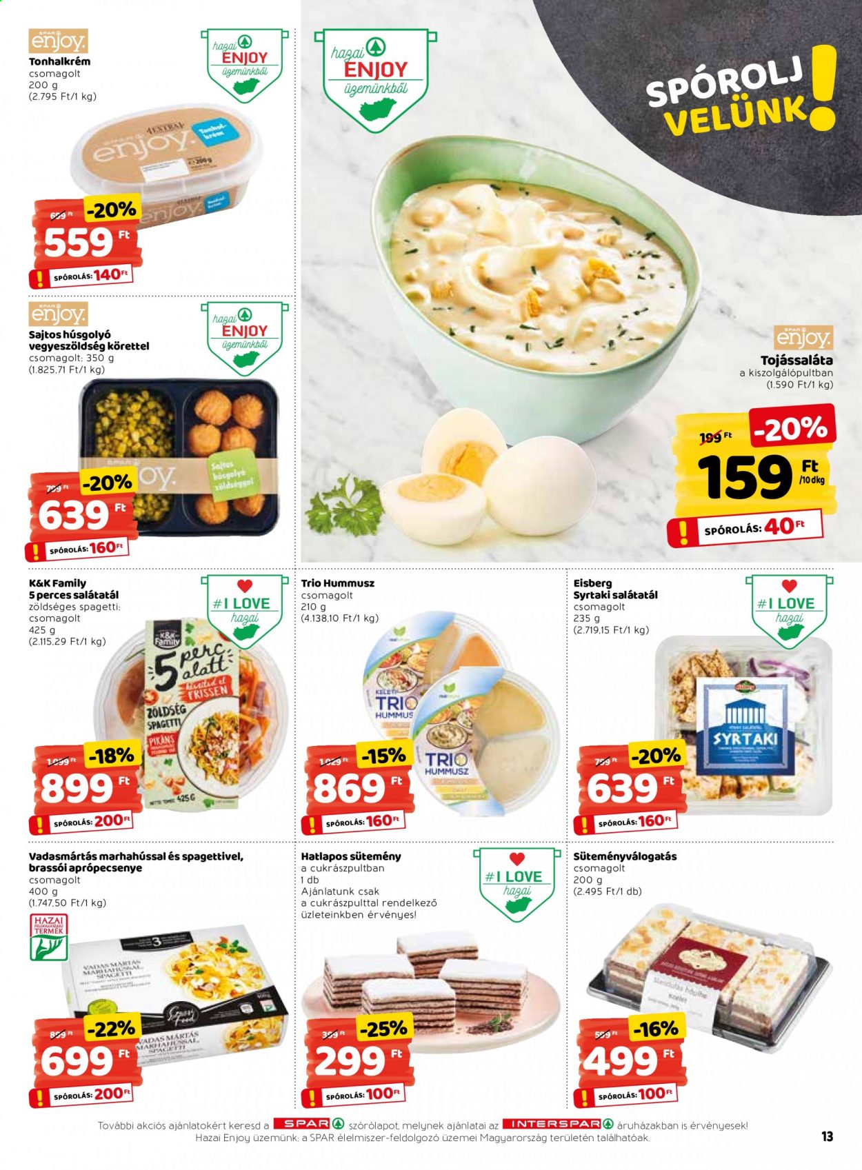 INTERSPAR akciós újságok - 2021.01.14 - 2021.01.20. Oldal 13