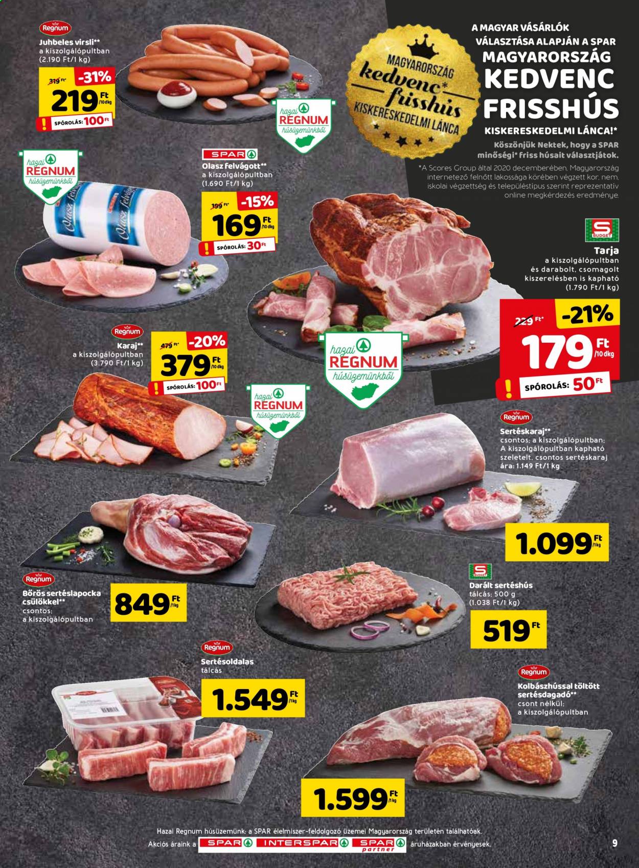 SPAR akciós újságok - 2021.01.14 - 2021.01.20. Oldal 9