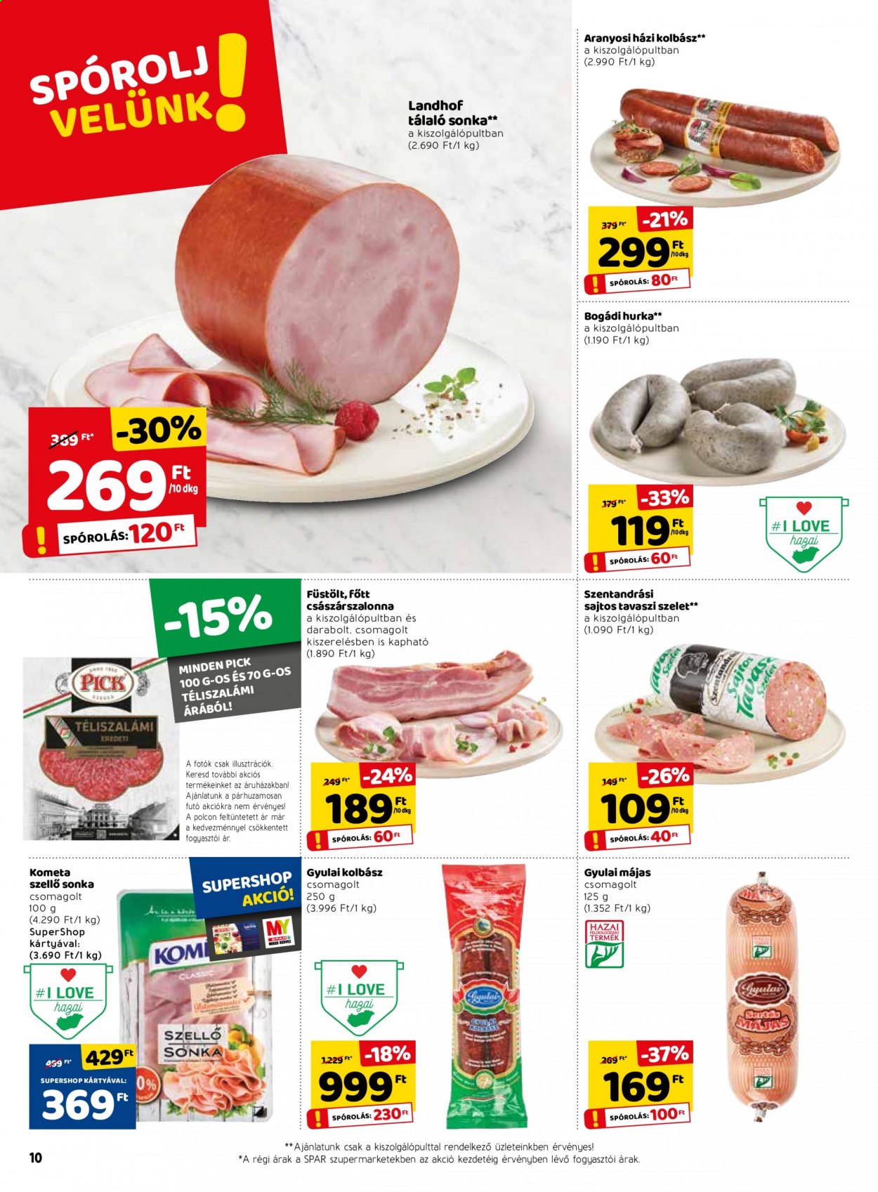 SPAR akciós újságok - 2021.01.14 - 2021.01.20. Oldal 10