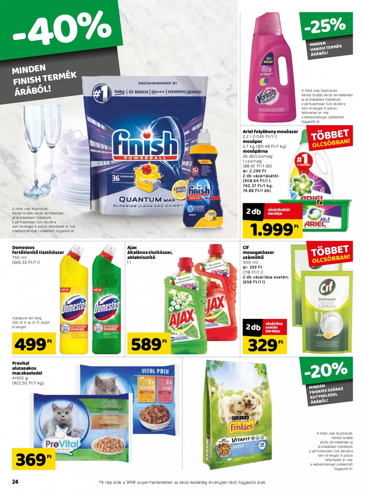 SPAR akciós újságok - 2021.01.14 - 2021.01.20. Oldal 24