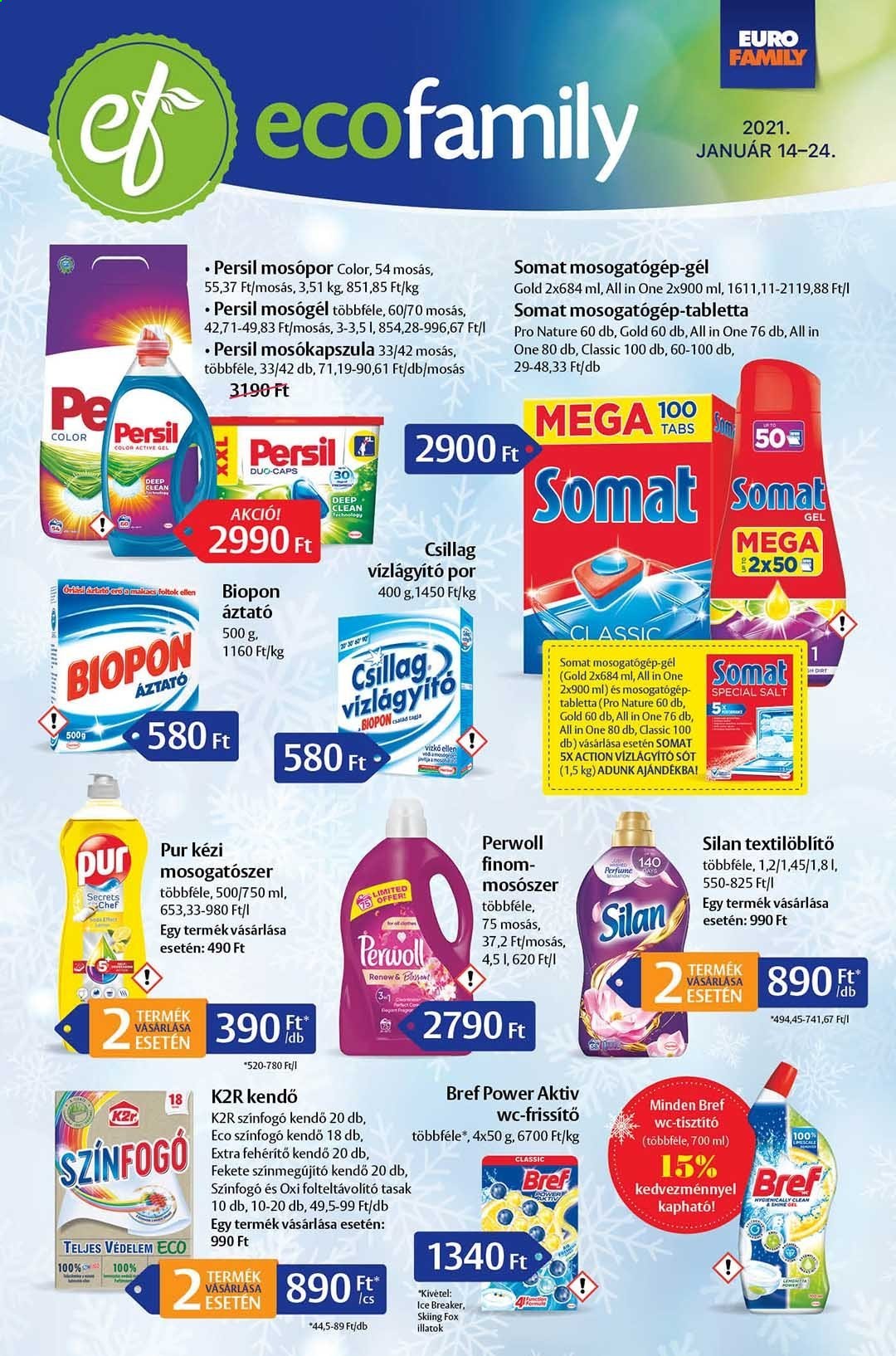 EcoFamily akciós újságok - 2021.01.14 - 2021.01.24. Oldal 1