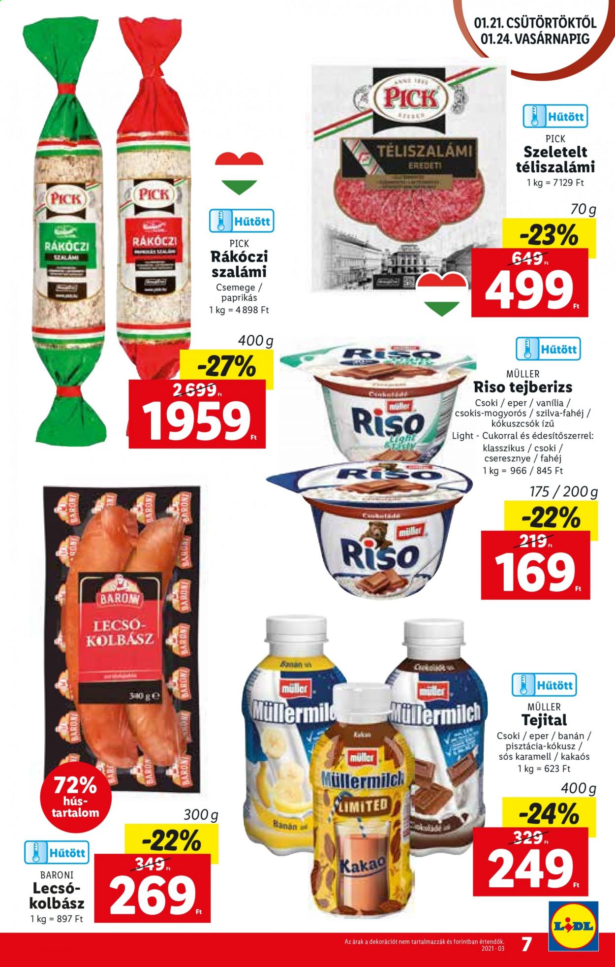 Lidl akciós újságok - 2021.01.21 - 2021.01.27. Oldal 7