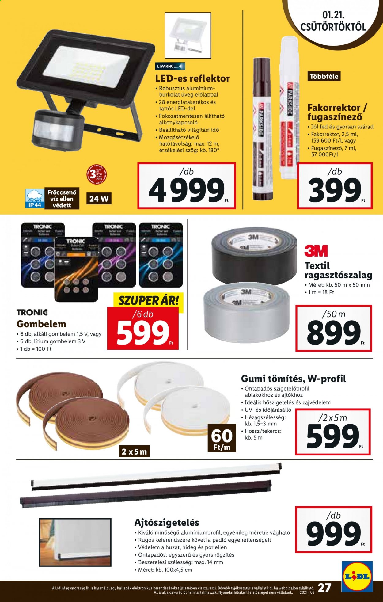 Lidl akciós újságok - 2021.01.21 - 2021.01.27. Oldal 27