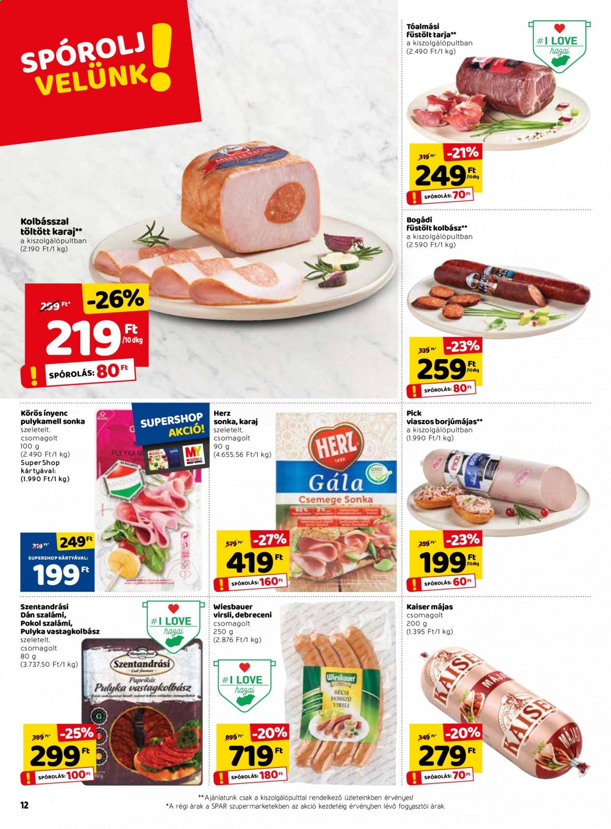SPAR akciós újságok - 2021.01.21 - 2021.01.27. Oldal 12