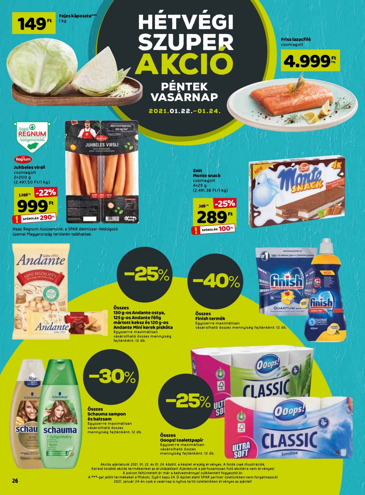 SPAR akciós újságok - 2021.01.21 - 2021.01.27. Oldal 26