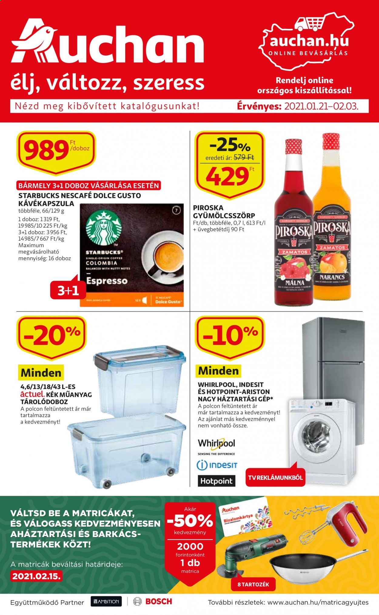 Auchan akciós újságok - 2021.01.21 - 2021.02.03. Oldal 1