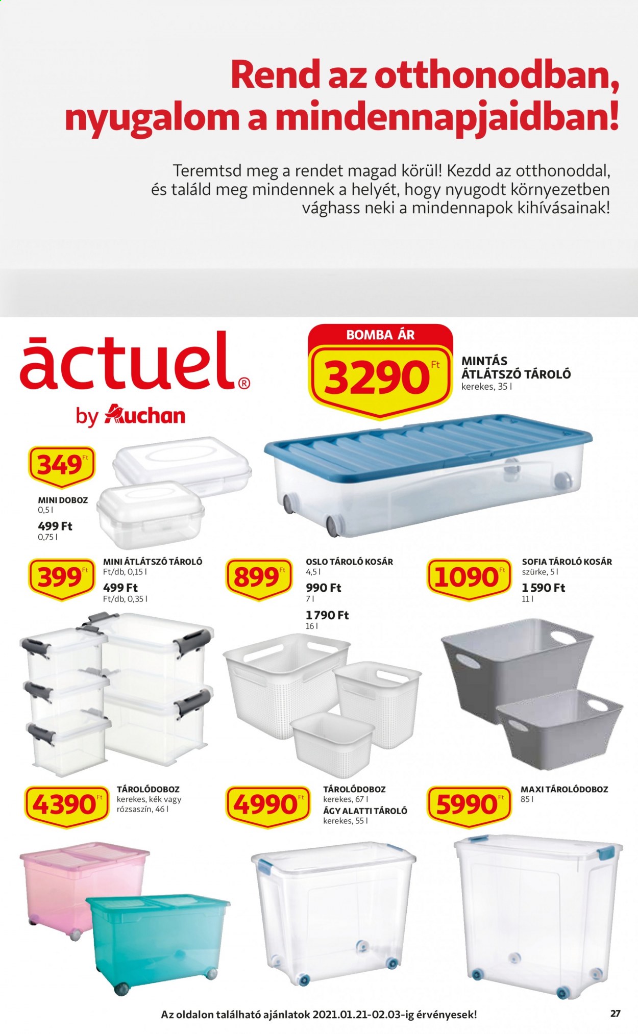 Auchan akciós újságok - 2021.01.21 - 2021.02.03. Oldal 27
