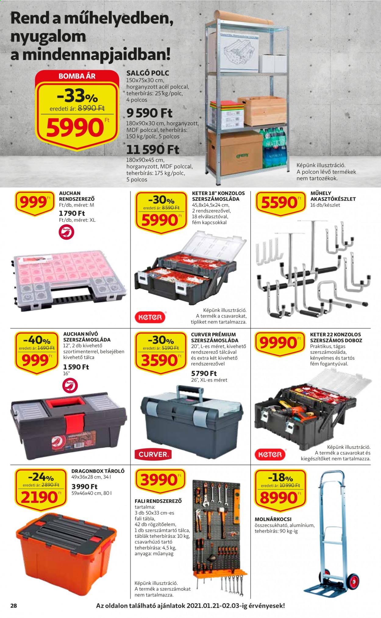 Auchan akciós újságok - 2021.01.21 - 2021.02.03. Oldal 28