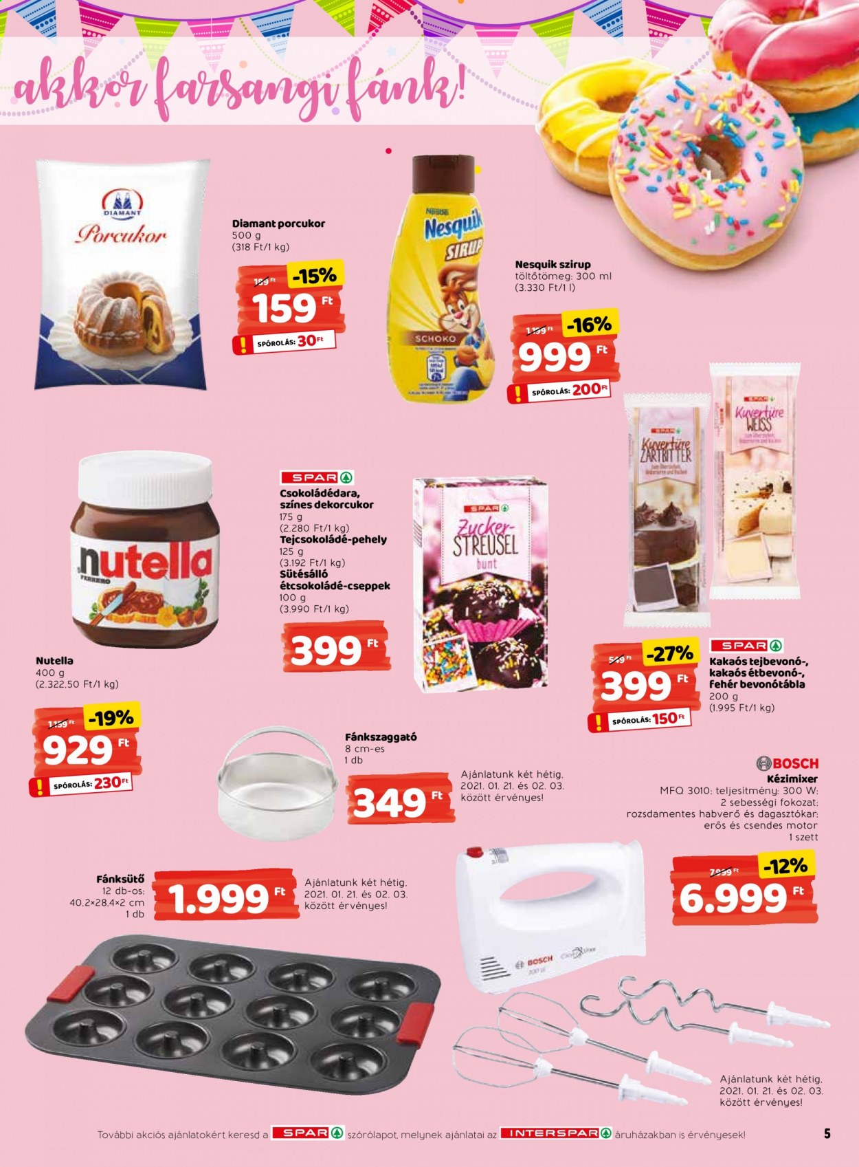 INTERSPAR akciós újságok - 2021.01.21 - 2021.01.27. Oldal 5