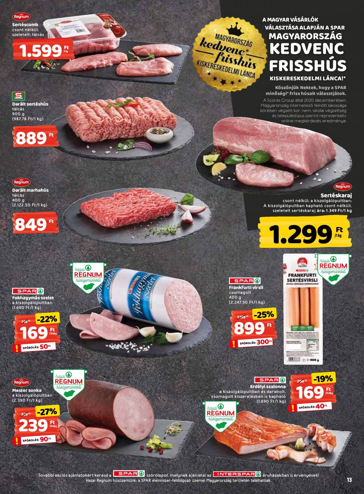 INTERSPAR akciós újságok - 2021.01.21 - 2021.01.27. Oldal 13