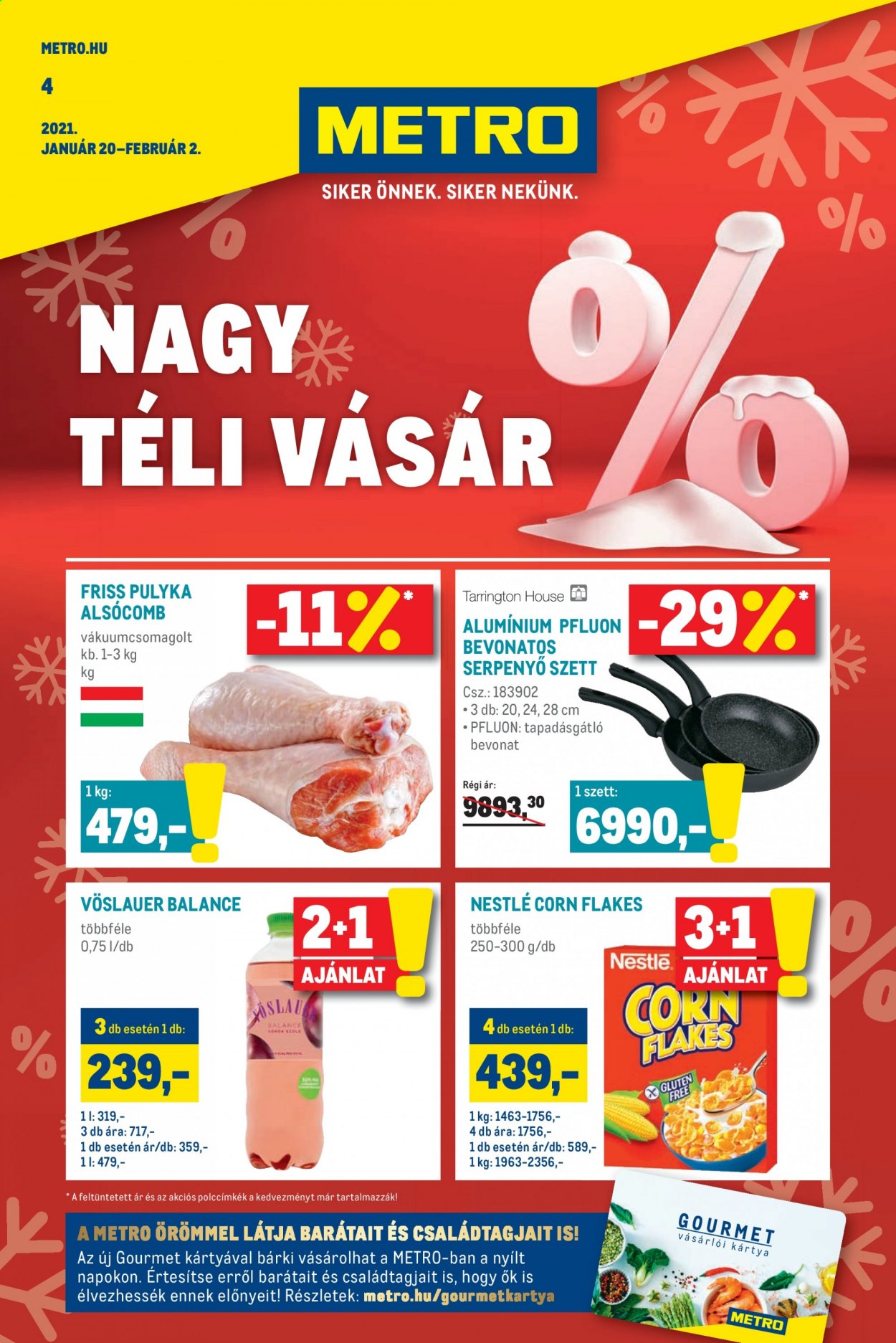 Metro akciós újságok - 2021.01.20 - 2021.02.02. Oldal 1