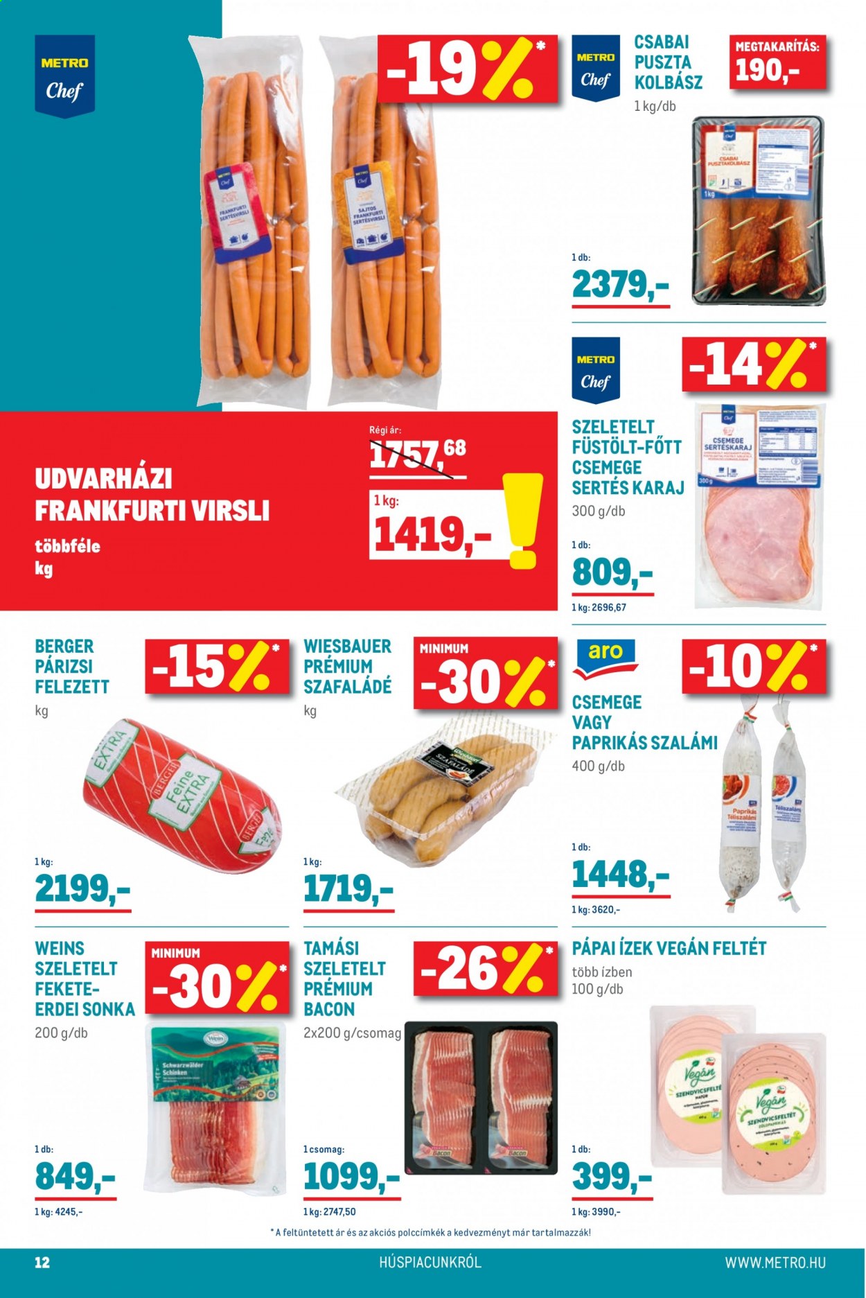 Metro akciós újságok - 2021.01.20 - 2021.02.02. Oldal 12