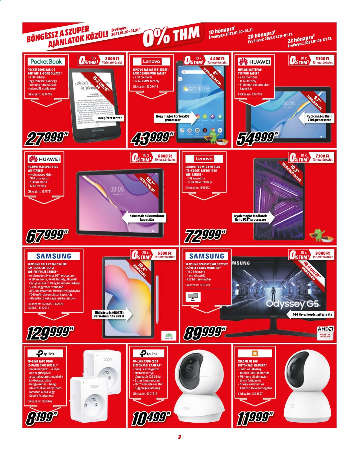 MediaMarkt akciós újságok - 2021.01.20 - 2021.01.31. Oldal 3