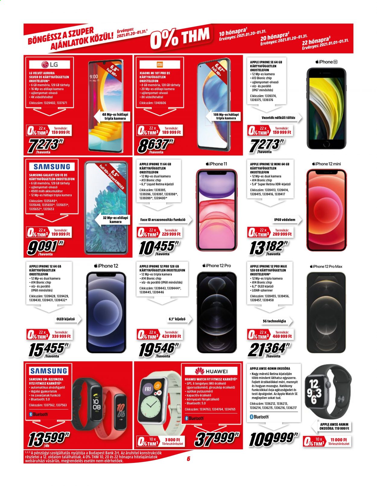 MediaMarkt akciós újságok - 2021.01.20 - 2021.01.31. Oldal 6
