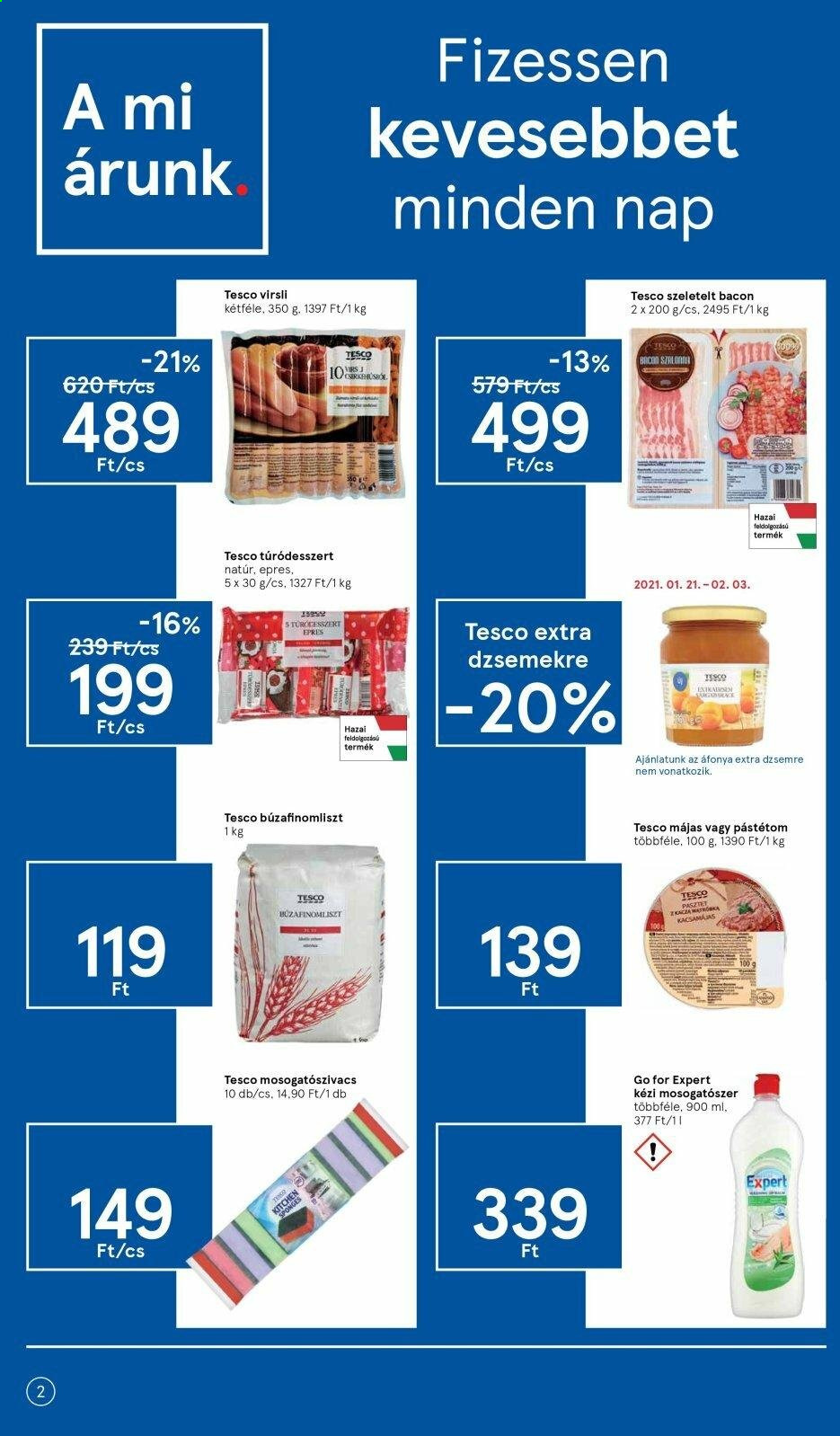TESCO akciós újságok - 2021.01.28 - 2021.02.03. Oldal 2