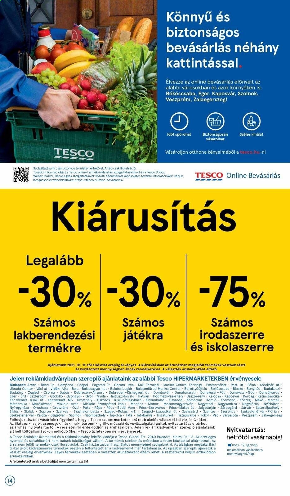 TESCO akciós újságok - 2021.01.28 - 2021.02.03. Oldal 14