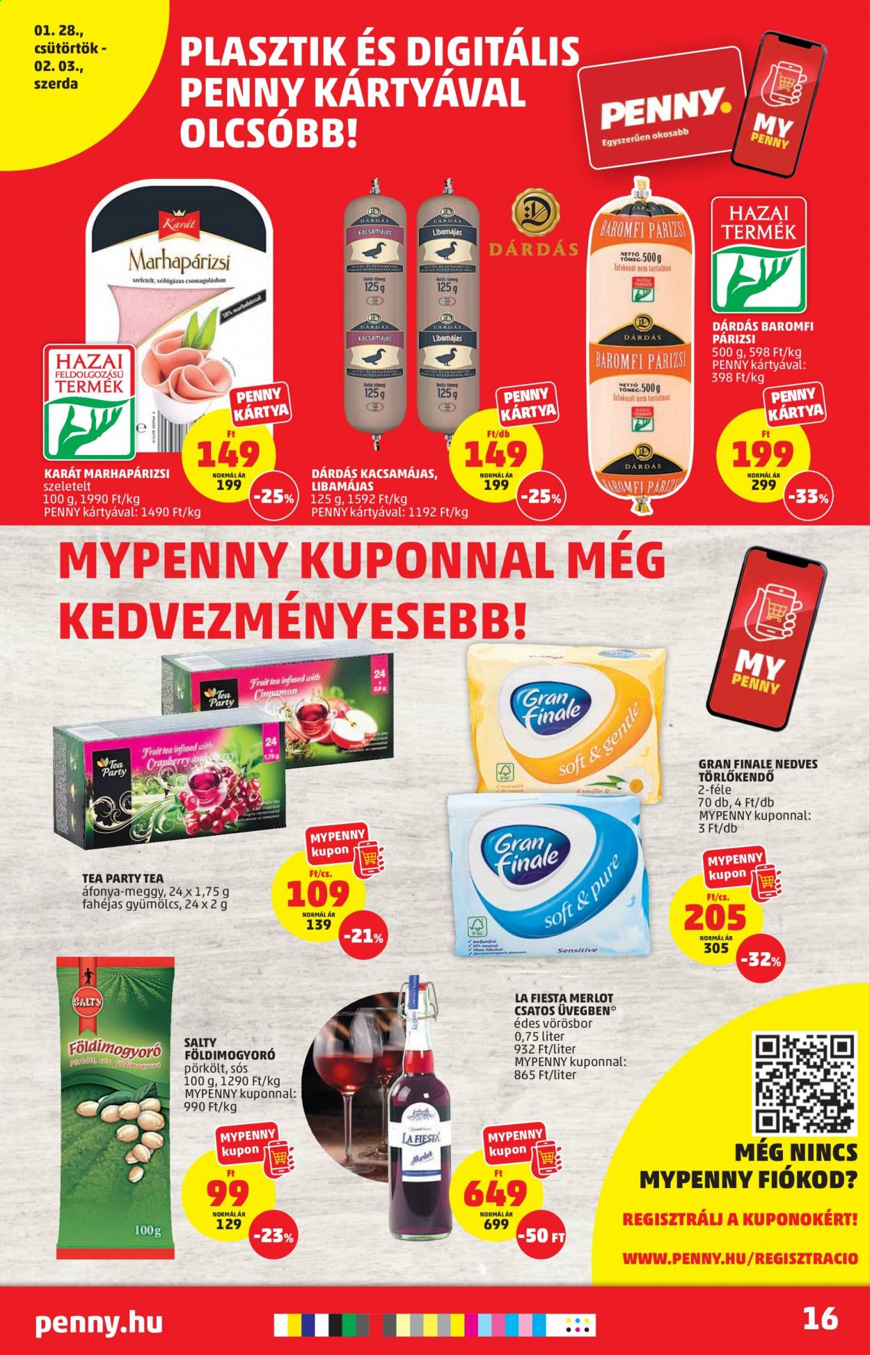 Penny Market akciós újságok - 2021.01.28 - 2021.02.03. Oldal 16