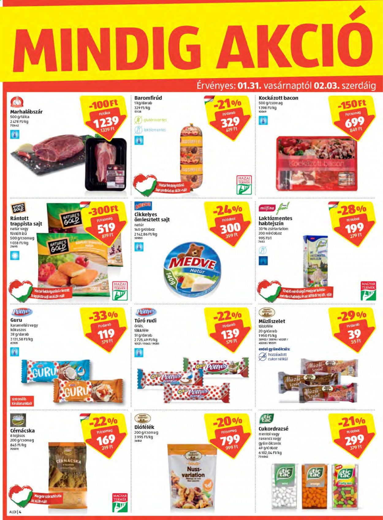 Aldi akciós újságok - 2021.01.28 - 2021.02.03. Oldal 4