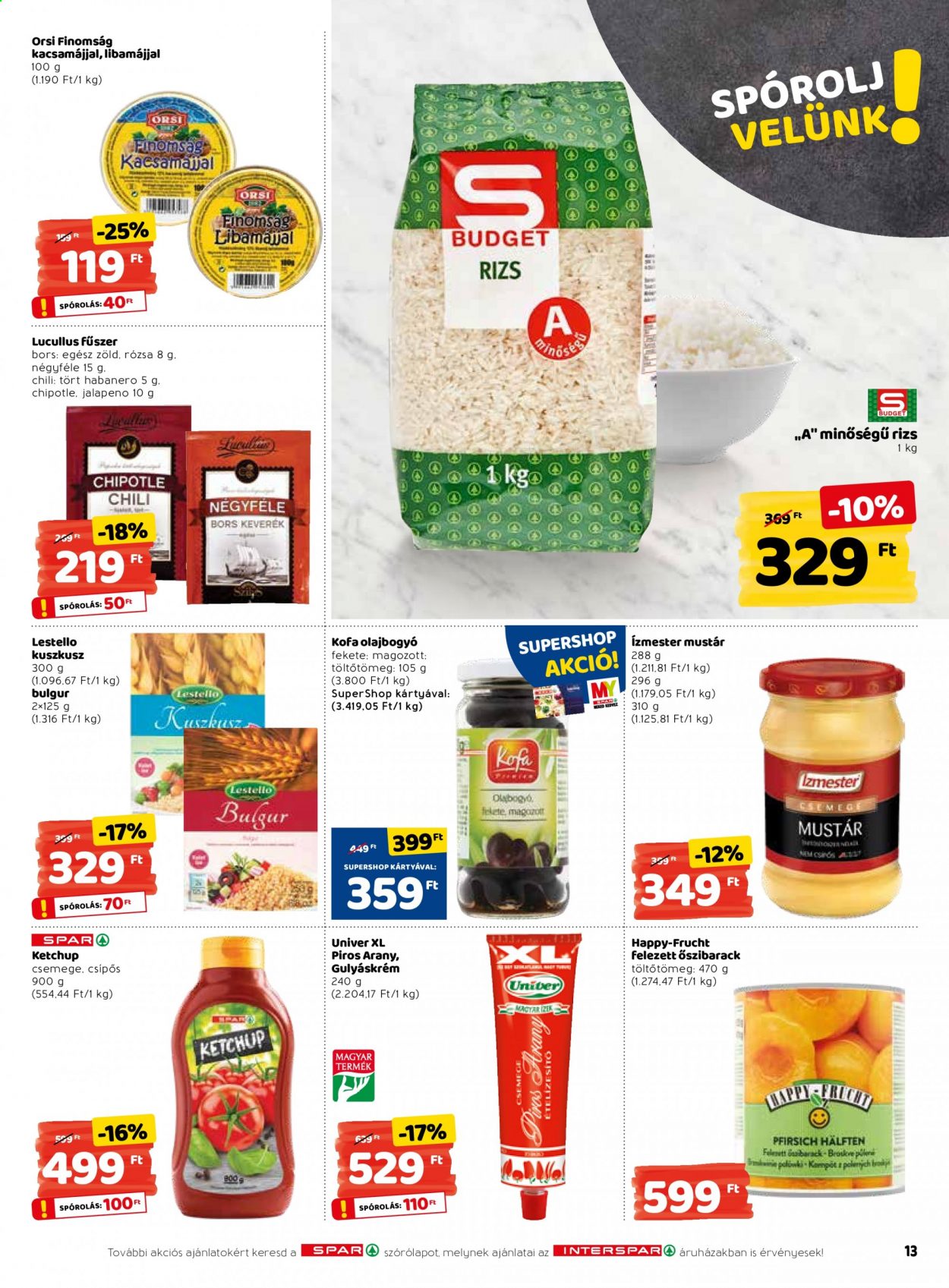 INTERSPAR akciós újságok - 2021.01.28 - 2021.02.03. Oldal 13