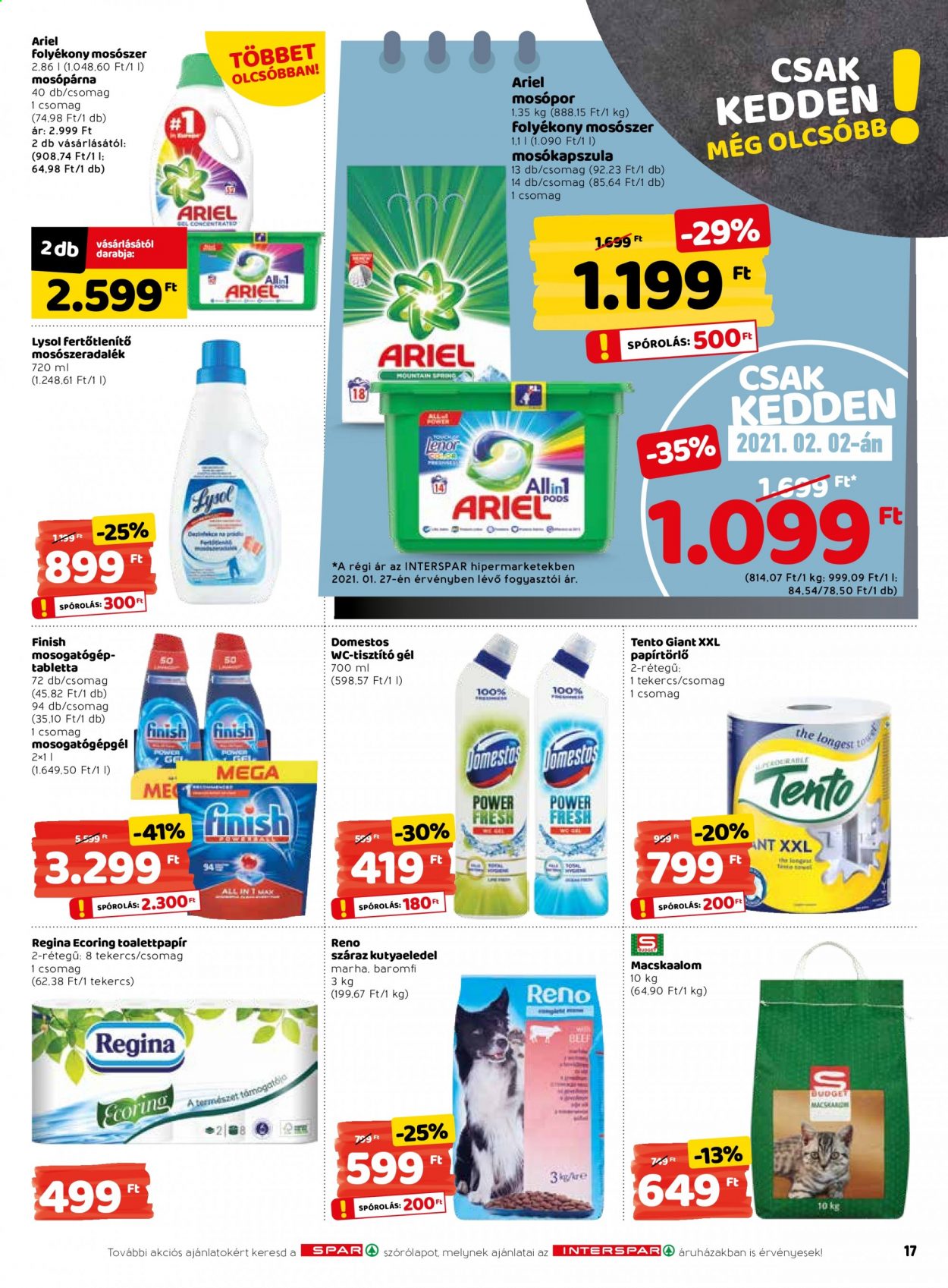 INTERSPAR akciós újságok - 2021.01.28 - 2021.02.03. Oldal 17